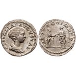 Plautilla. Silver Denarius (3.34 g), Augusta, AD 202-205. EF