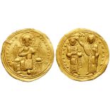 Romanus III Argyrus. Gold Histamenon Nomisma (4.35 g), 1028-1034. VF