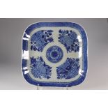 Plat en porcelaine blanc-bleu en porcelaine de Chine d'exportation "Fitzthugh [...]