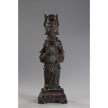 Chine Bouddha en bronze époque Ming - Dimensions: H=200mm L=65mm - Poids (Kg): [...]