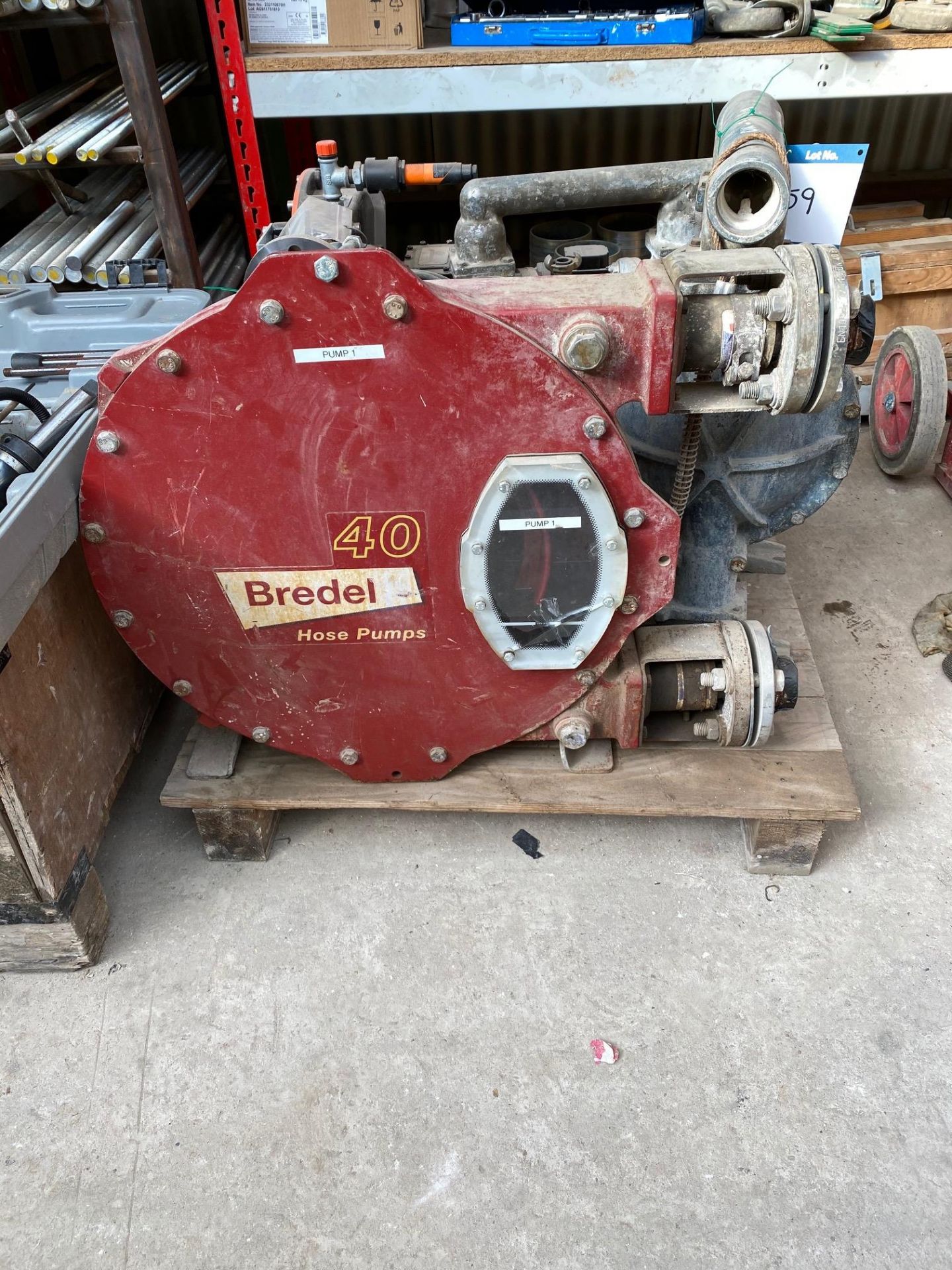 Bredel, Model: 40 Full Protected Hose Pump, Dry running and self-priming up to 9.5m suction