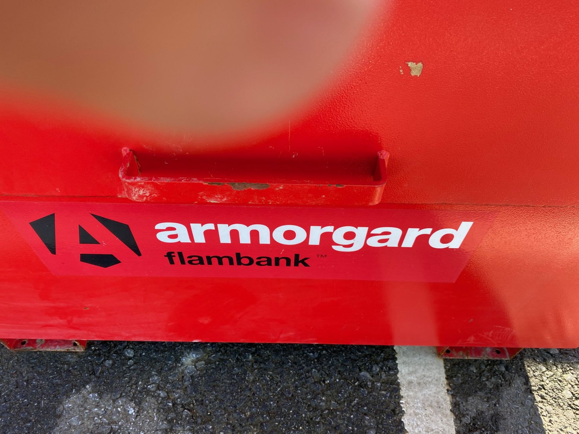 Armorgard, Flambank Site Flammable Storage Chest, 1200mm x 650mm x 1,450mm (Location of Lot East - Image 3 of 4