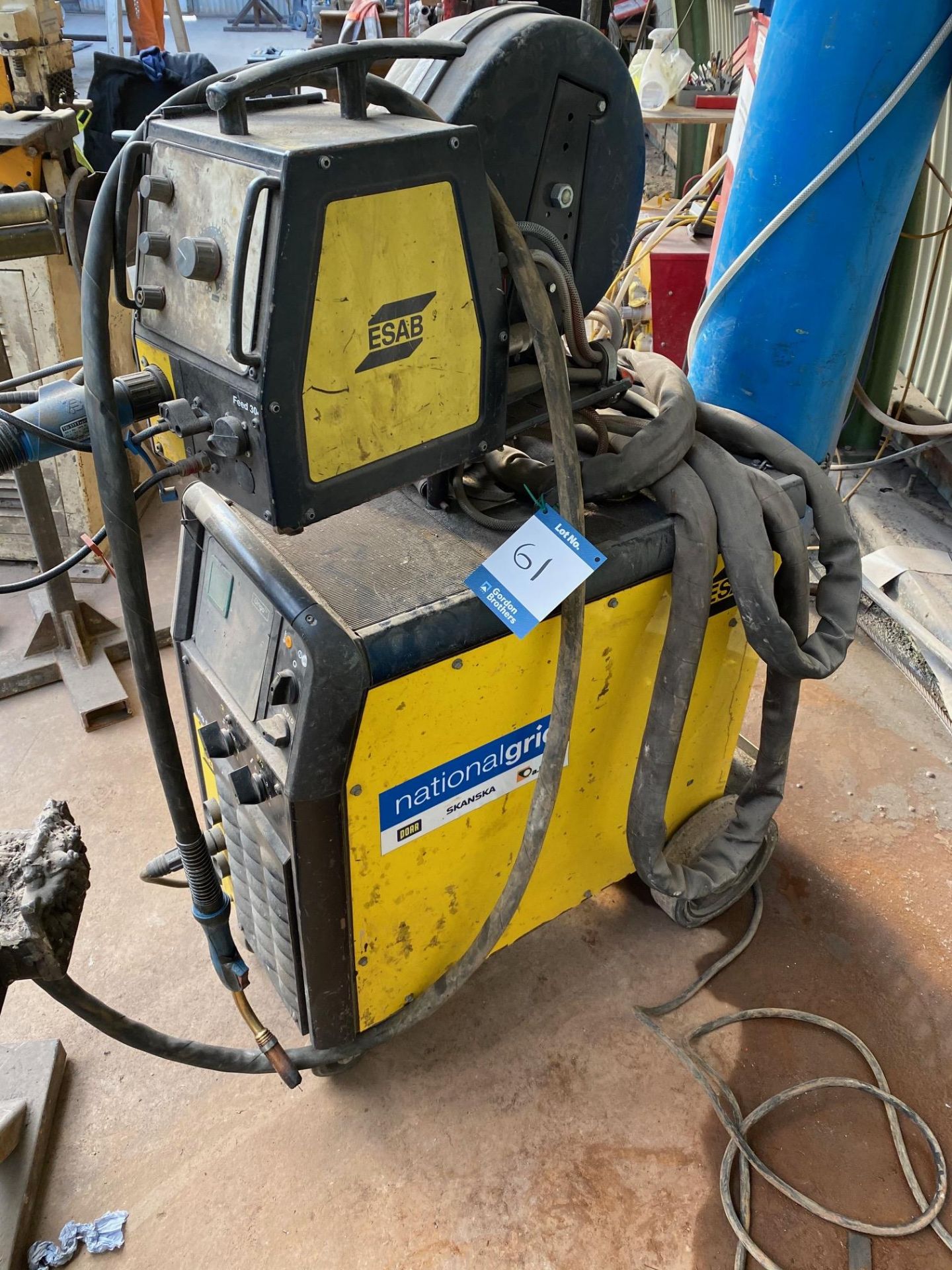 ESAB, Mig Welder Model: Mig510W, 415 Volts with Feed 304 Wire Feeder Serial No. 627-745-0483 ( - Image 2 of 5