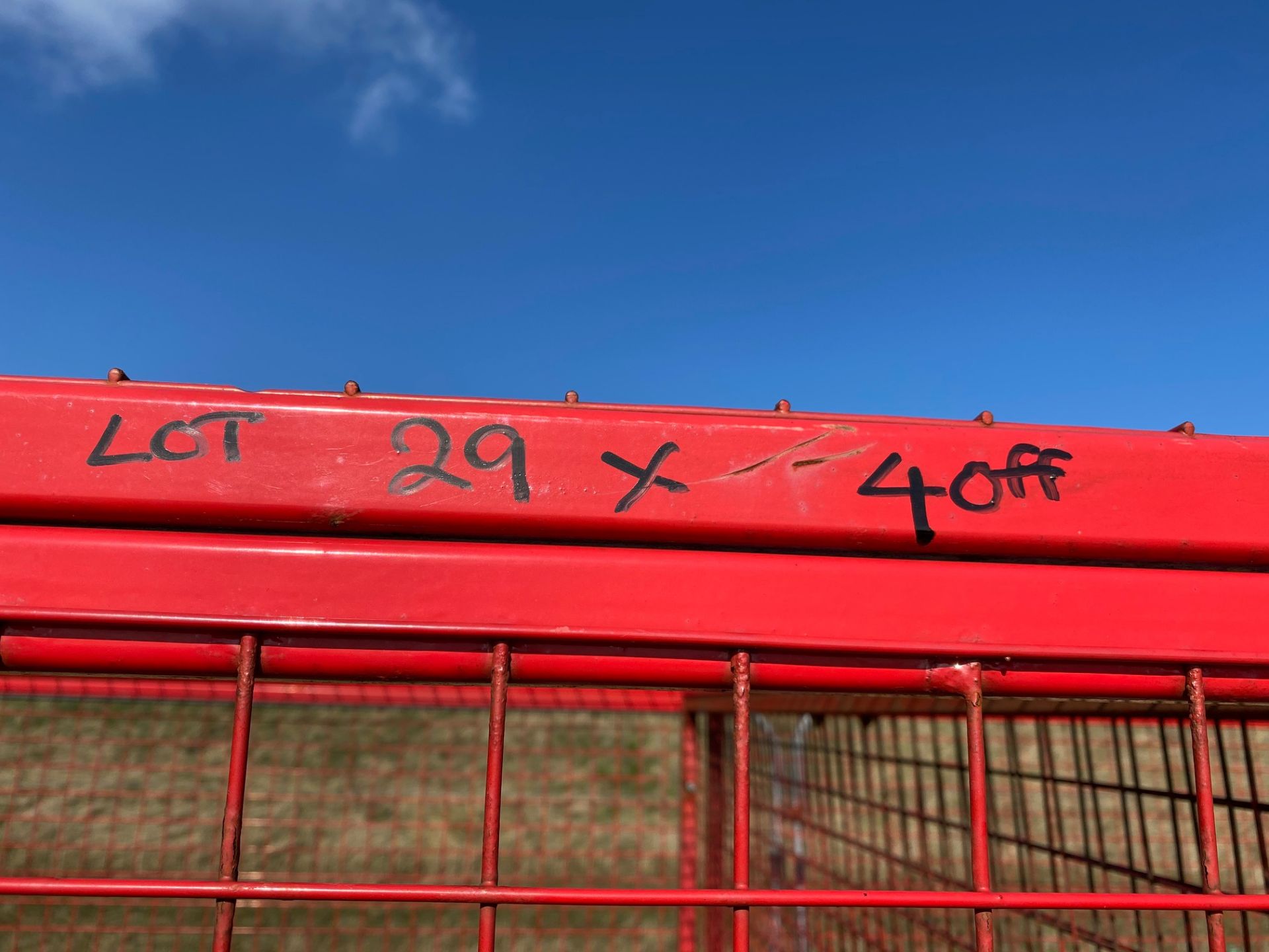 4x metal Gas Bottle Storage Cages with Lockable Double Doors, 2m x 2m x 2m (Location of Lot East - Image 5 of 5