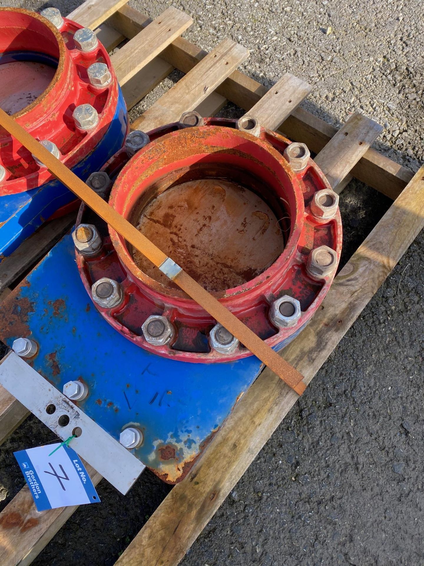 2x GEFA Model: DN 250 Knife Gate Valve, 250mm Diameter (Location of Lot East Marsh Road, Goxhill, - Image 2 of 3