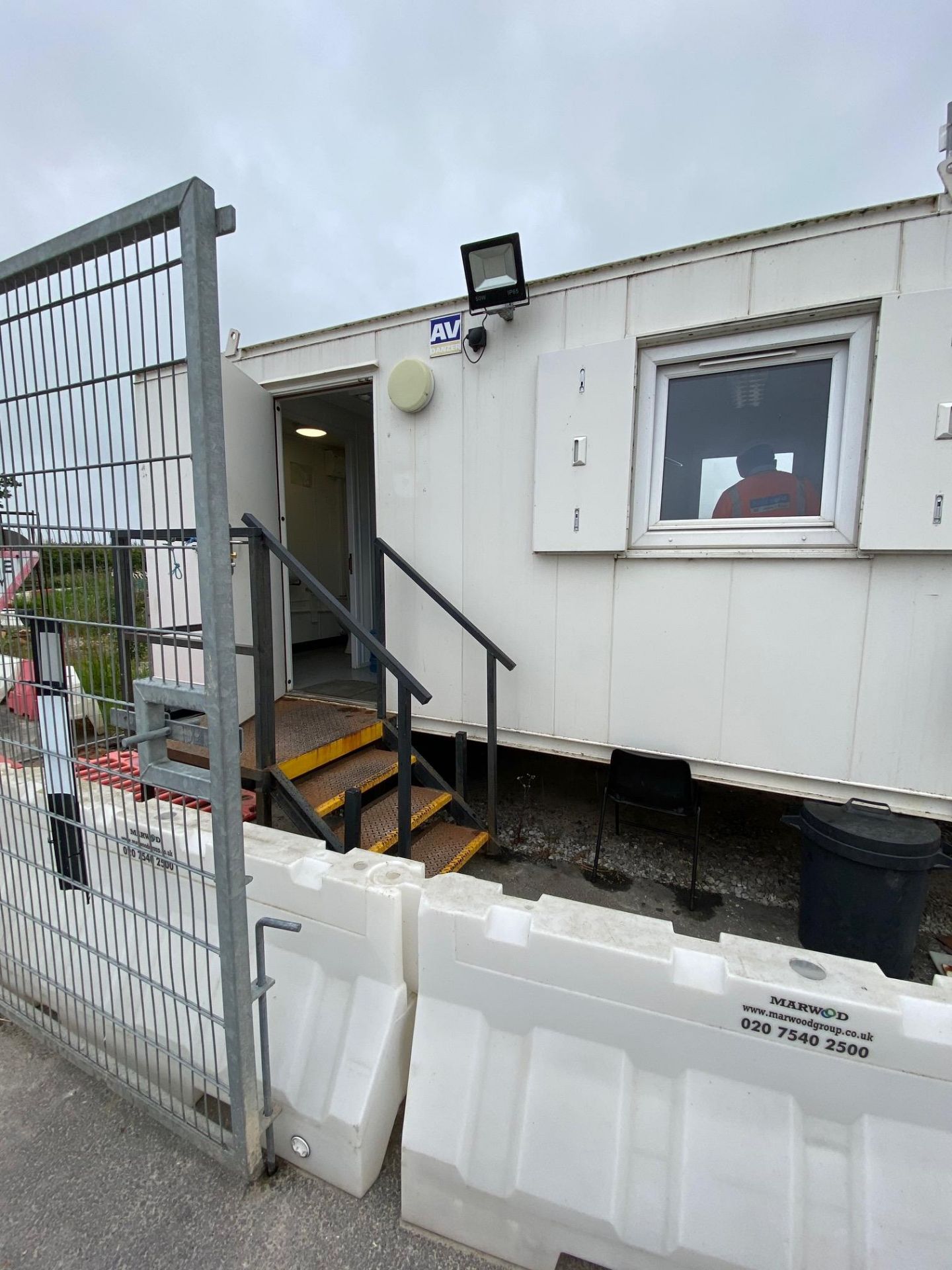 AV Danzer, Portable Jackleg Security Cabin with Toilet, Single Access Door, Windows and Shutters, - Image 3 of 5