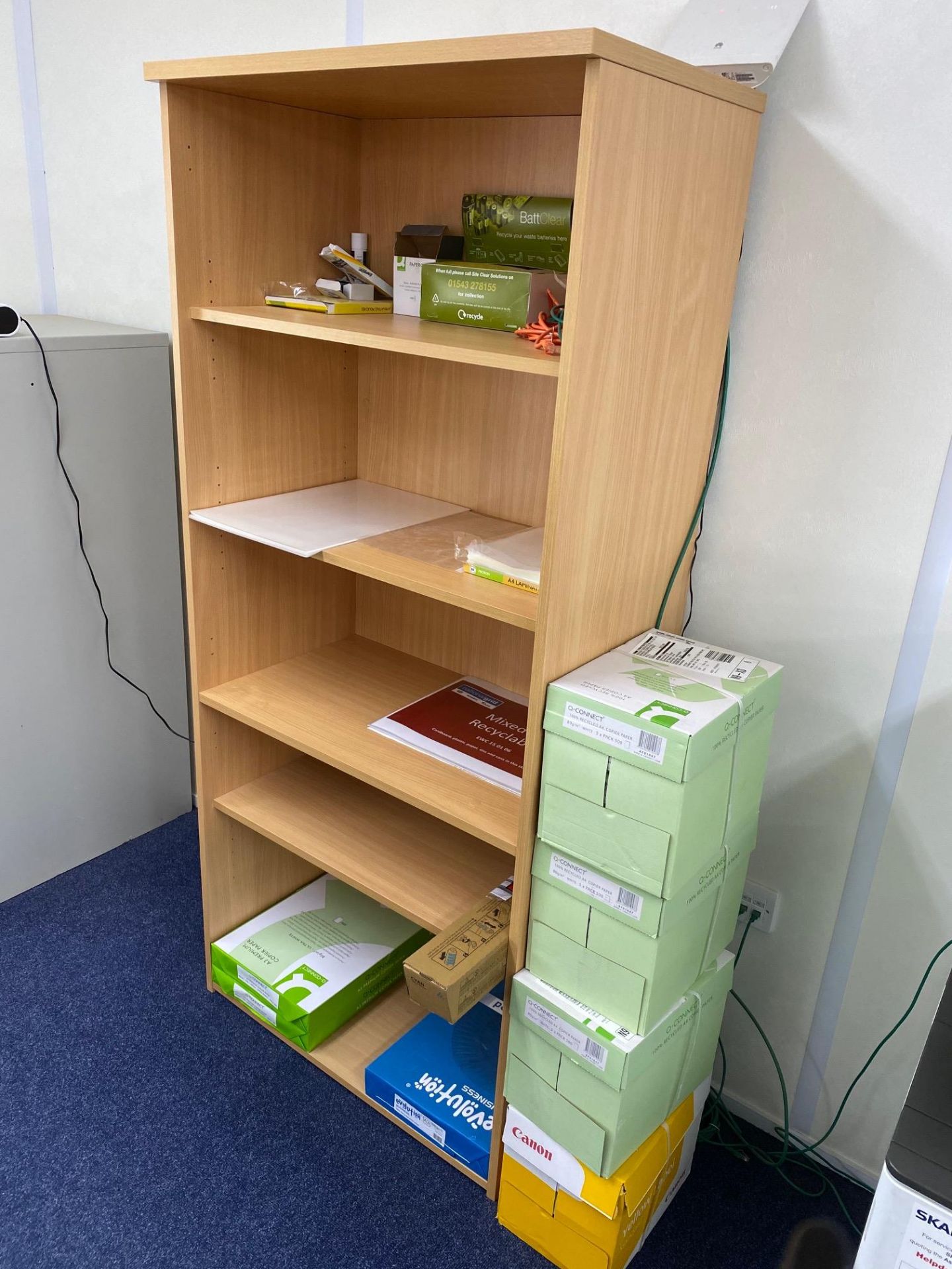 The Modular Building Furniture Throughout the Building Including: Reception Desk Light Oak - Image 15 of 24