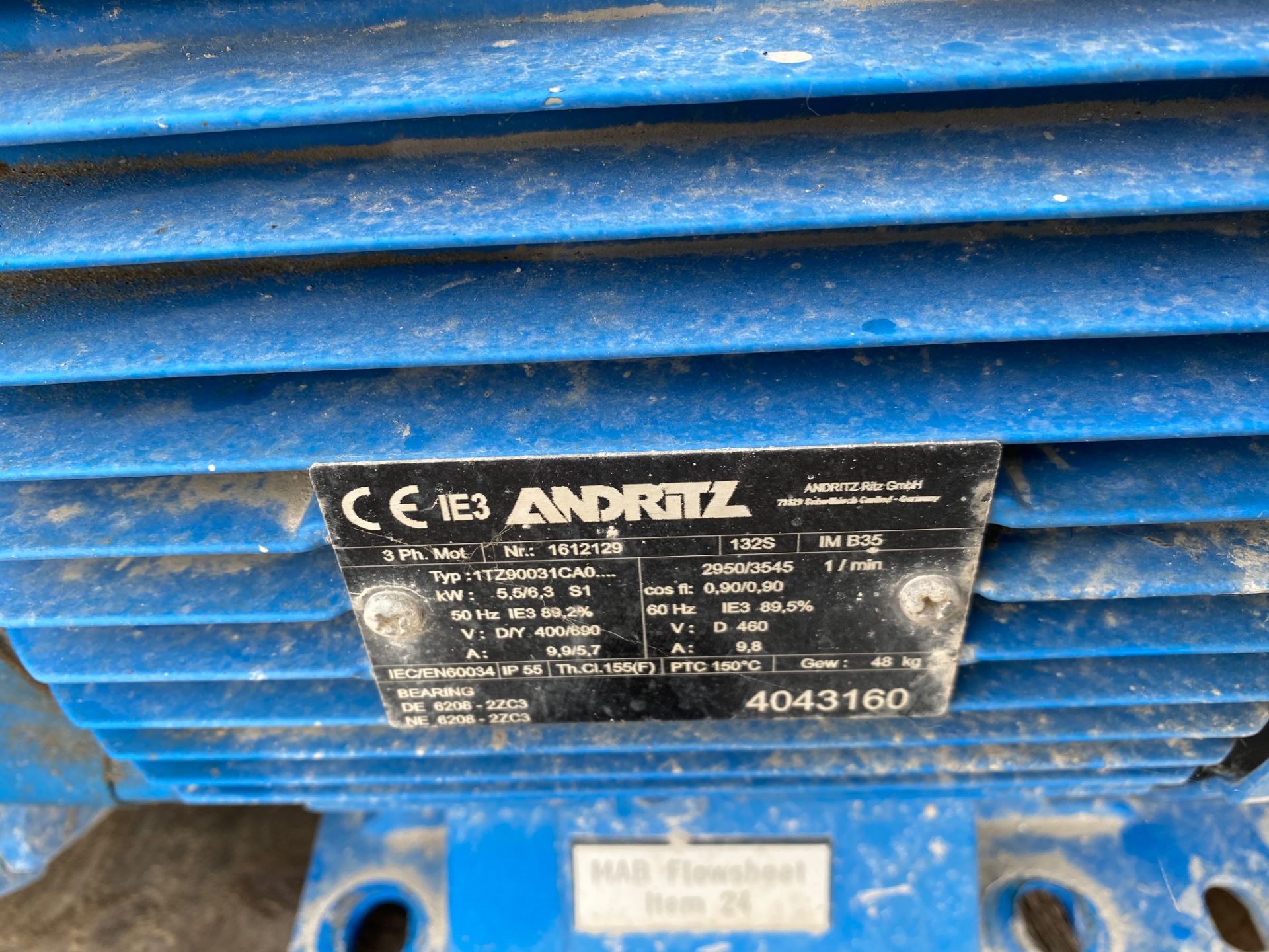 Andritz S-40 160 1/B.5572 Centrifugal Pump with 5K - Image 5 of 9