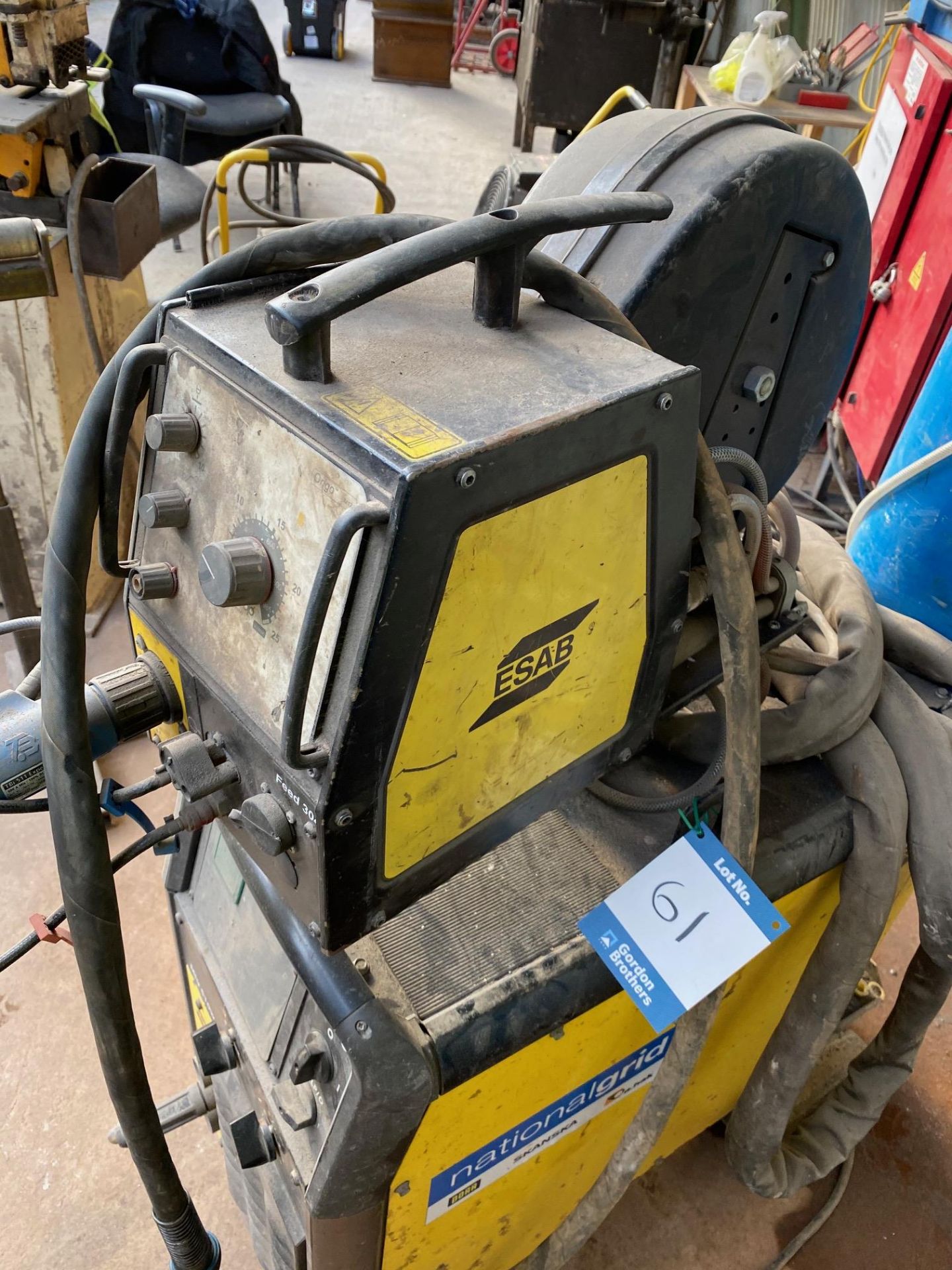 ESAB, Mig Welder Model: Mig510W, 415 Volts with Feed 304 Wire Feeder Serial No. 627-745-0483 ( - Image 3 of 5