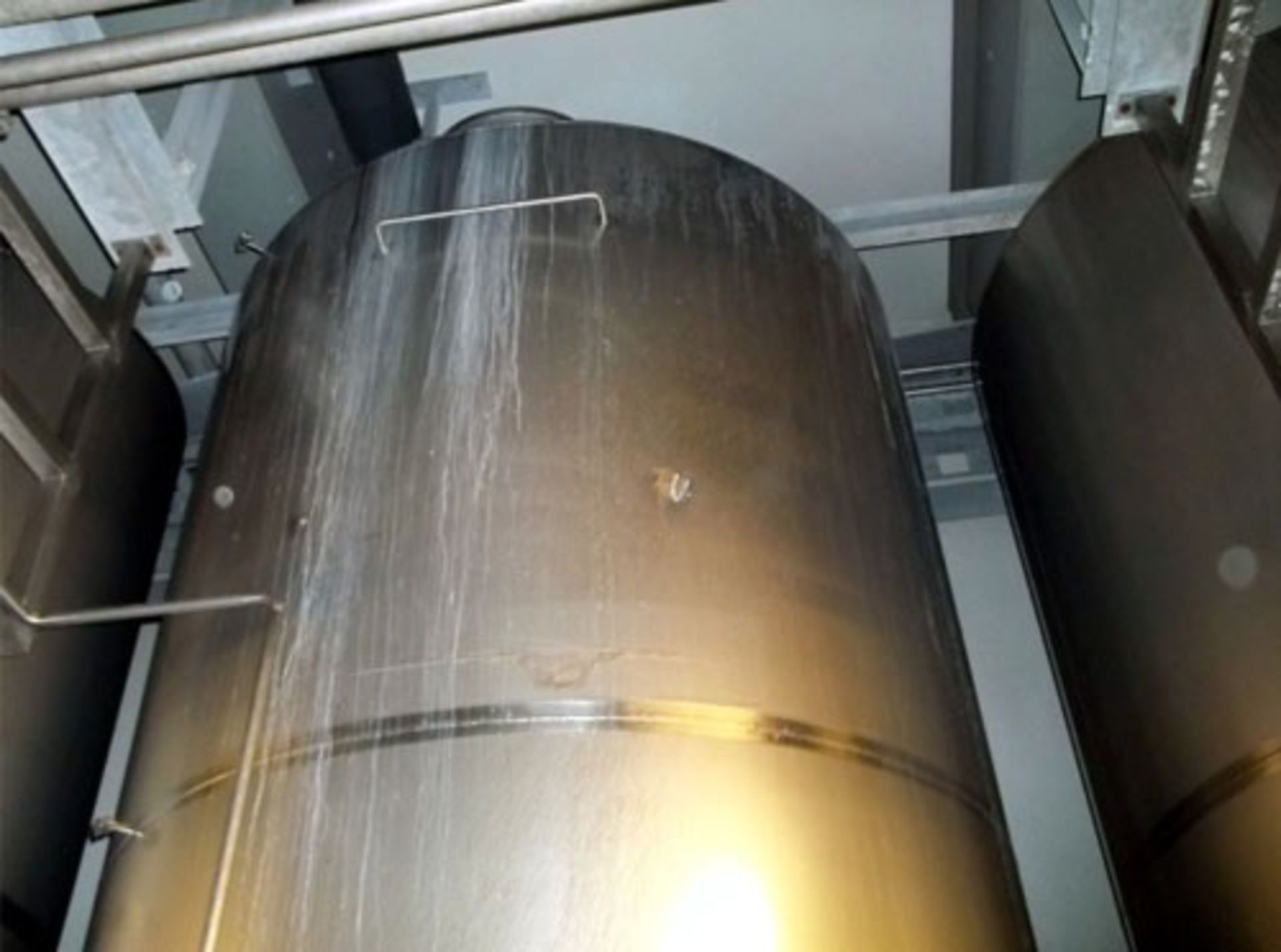 Alfa-Laval Tank, 10000 Liter (2641 Gallon), Type TV, Stainless Steel, Vertical. Coned bottom. - Image 2 of 3