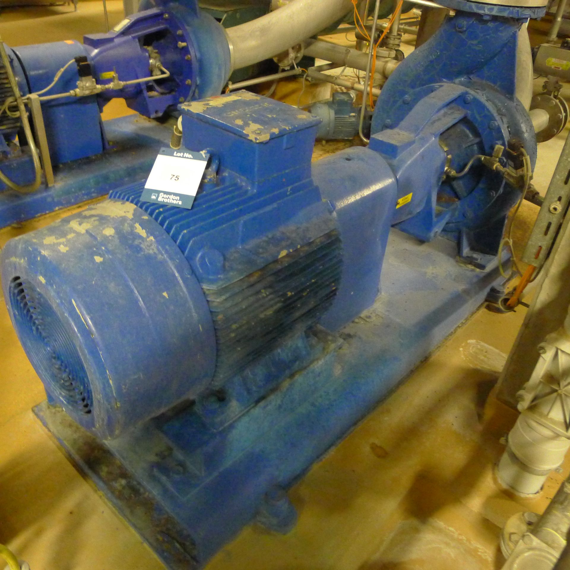 Halberg Maschinenbau GmbH Pump, Type DBSA 20040-DASBKSOMM, 865, 19Kw-380volt-50cycle-3 Ph motor.