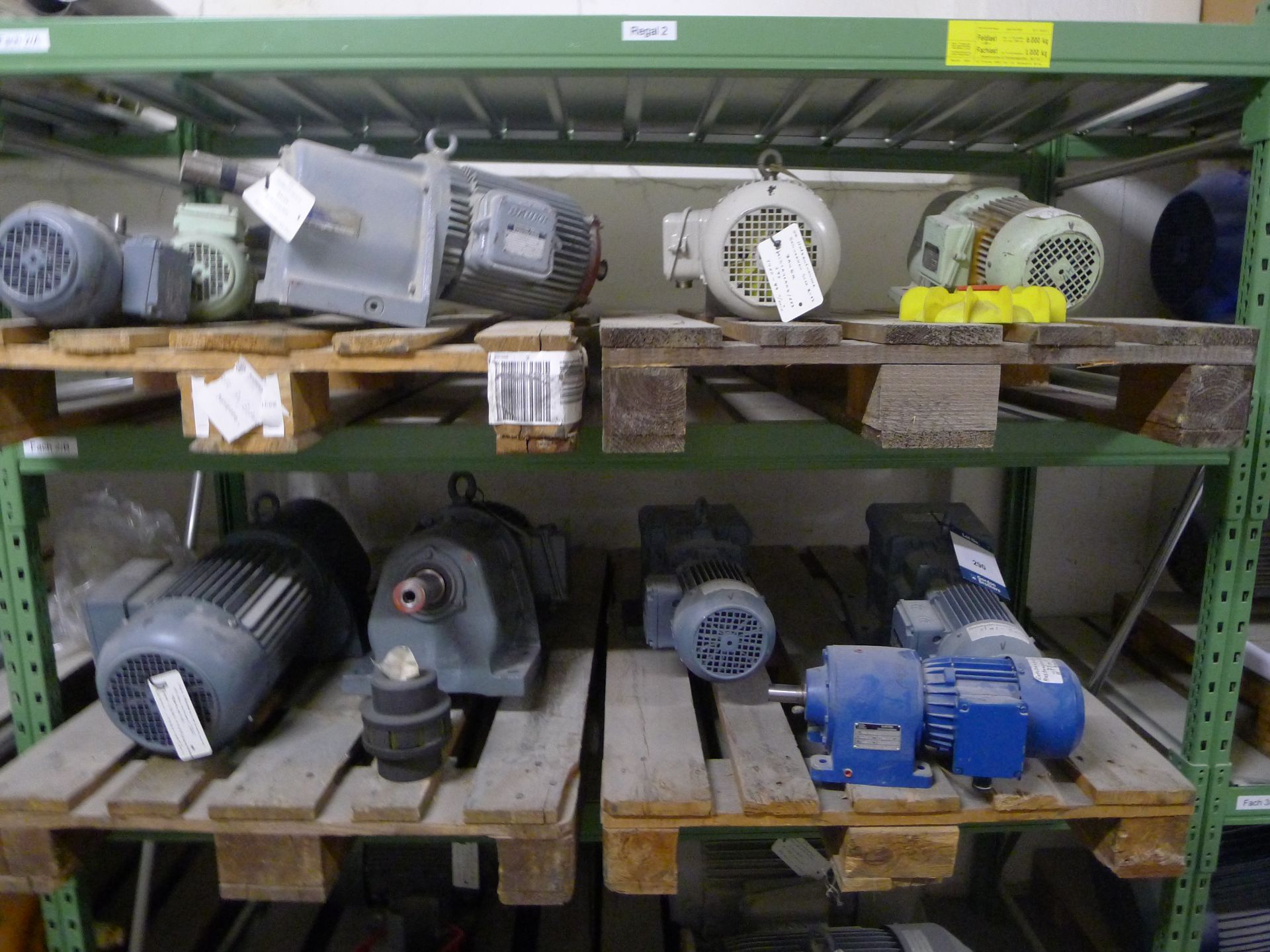 9 x Assorted Baur, SEW, Elektrim Motors (Dismantling and Loading Fee: €50)