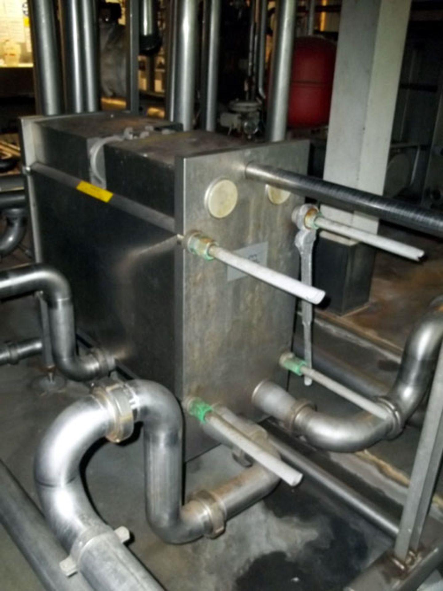 Alfa Laval type M10-BFHC. stainless steel plate heat exchanger . Max. working pressure 16 bar at a - Image 3 of 5