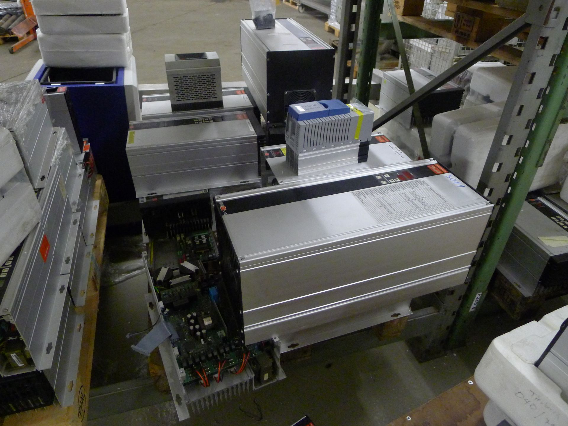 Contents to 4 Bays of Racking to Include: Danfoss Variable Speed/ Automation Drives (Dismantling and - Image 3 of 4