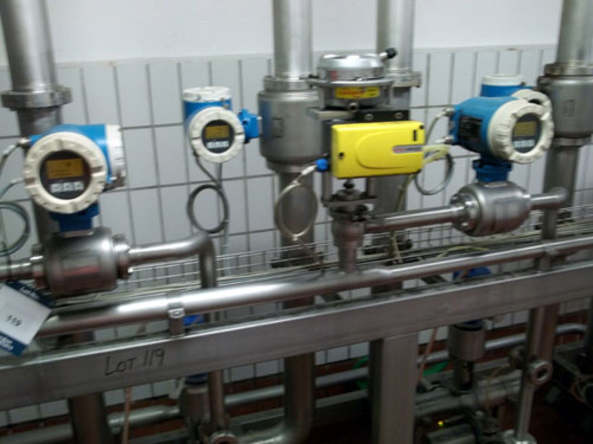 Flow Metering Skid Consisting Of: (6) Endress+Hauser flow meters, (1) panel, miscellaneous piping - Image 4 of 6