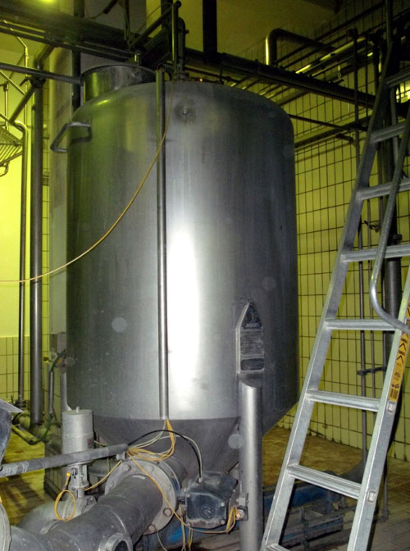 Schenk Kieselguhr Centrifugal Discharge Precoat Filter, Type ZHF-Z 1100, 321 Stainless Steel. - Image 6 of 10