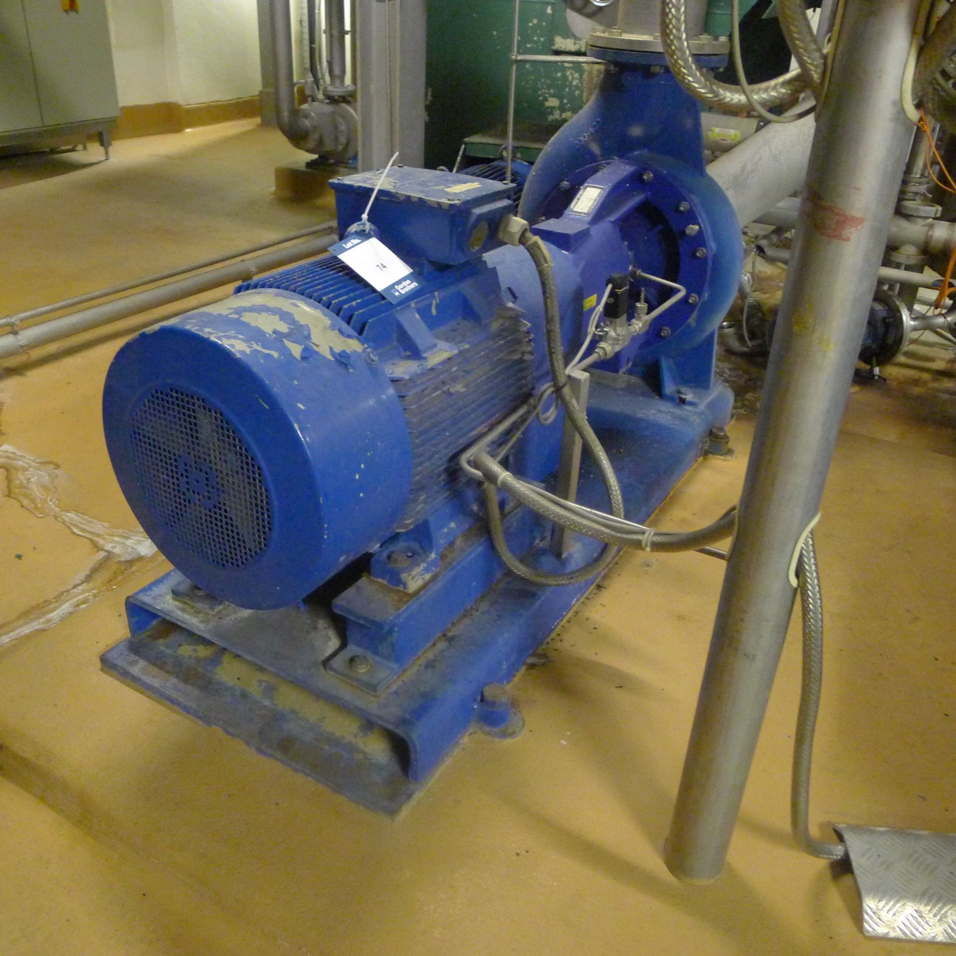 Halberg Maschinenbau GmbH Pump, Type DBSA 20040-DASBKSOMM, 865, 19Kw-380volt-50cycle-3 Ph motor.