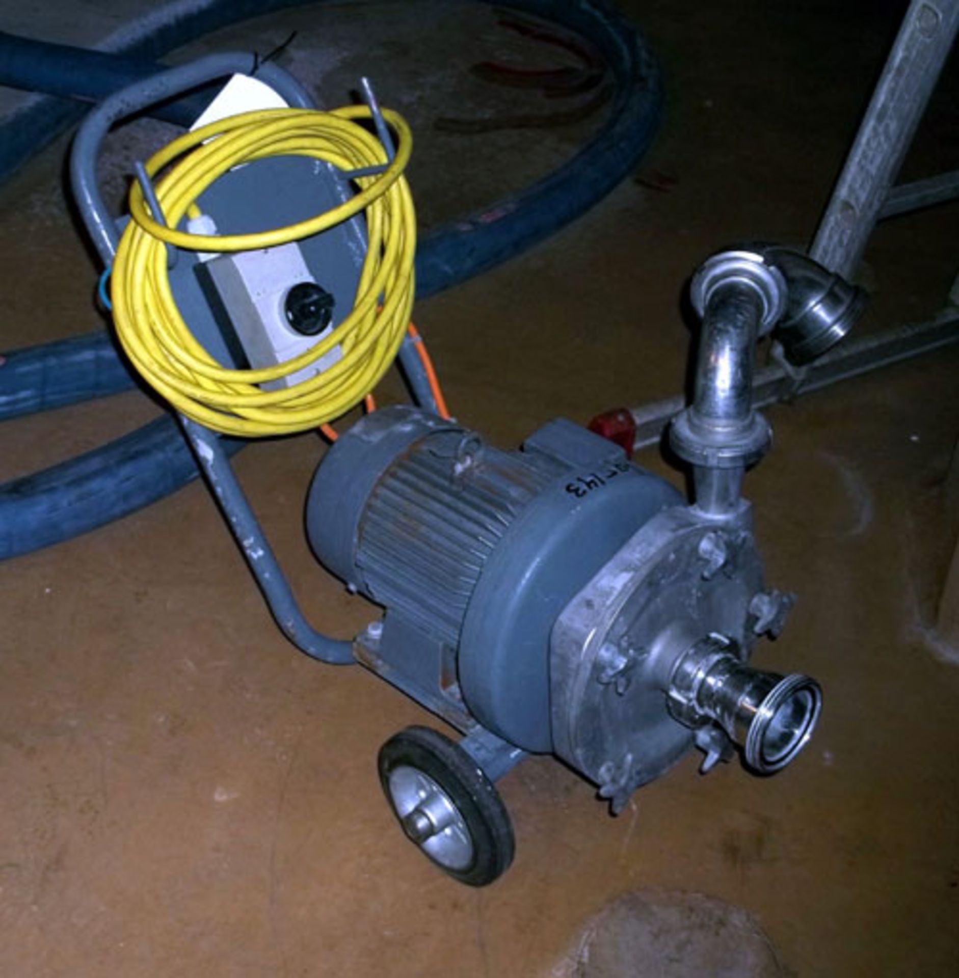 Fristam 4kw Portable Centrifugal Pump, Stainless Steel. (Dismantling and Loading Fee: €50) - Image 2 of 4