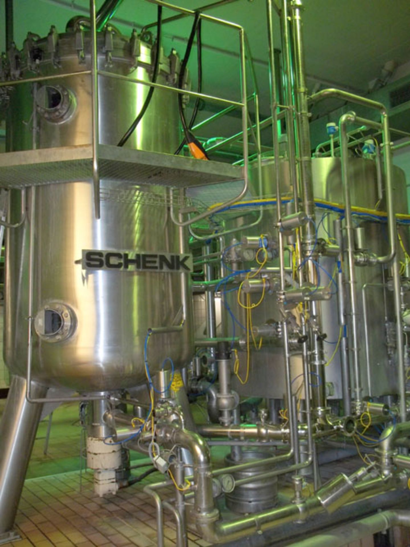 Schenk “Kieselgur” type HF-STR60-C3 stainless steel filtration system. 500 HL capacity. New 1996. - Image 9 of 9