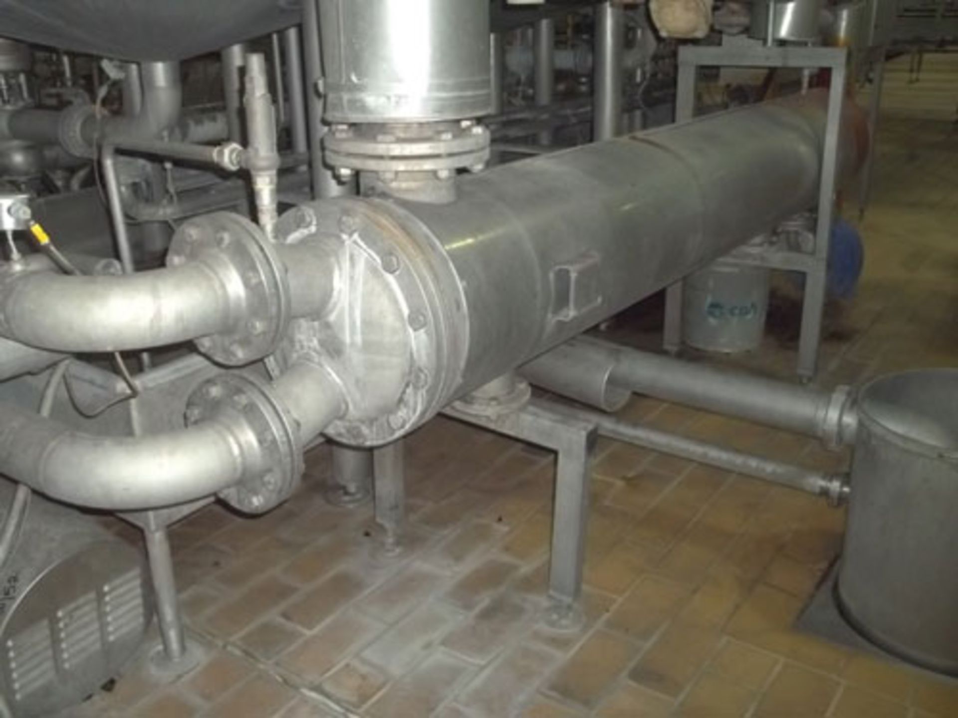 APV CIP System comprising of: (3) APV stainless steel tanks, type Heisswassertank, 529 gallon/2000- - Image 9 of 16