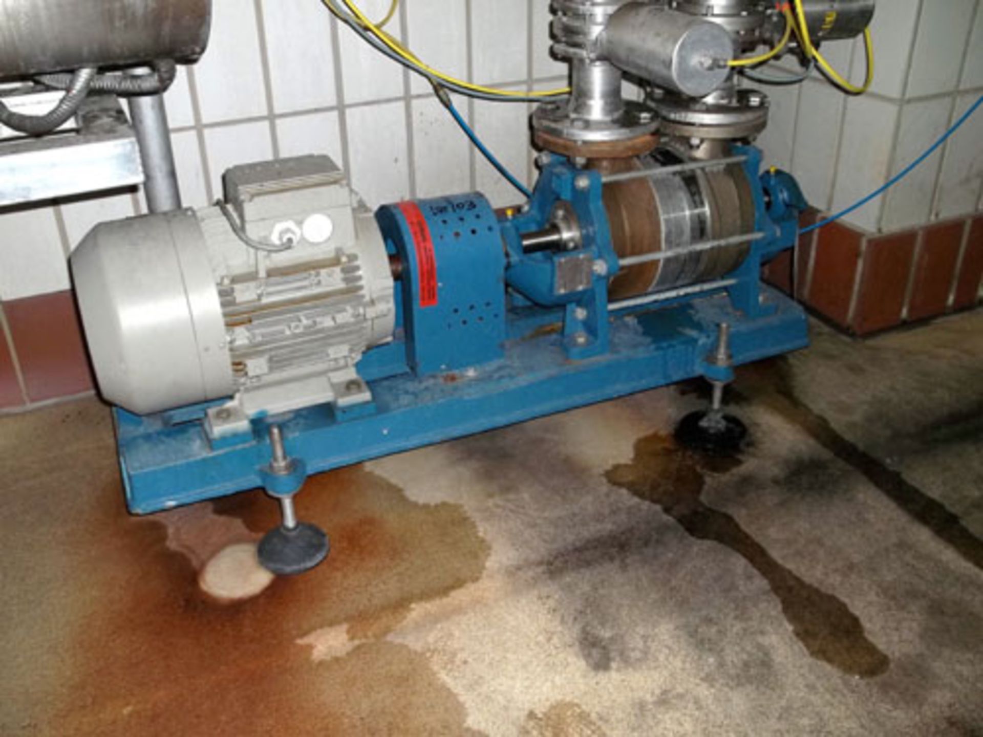 Sterling Fluid Systems Vacuum Pump, Type AKHA 6101, Stainless Steel. 7.5kw motor, serial#