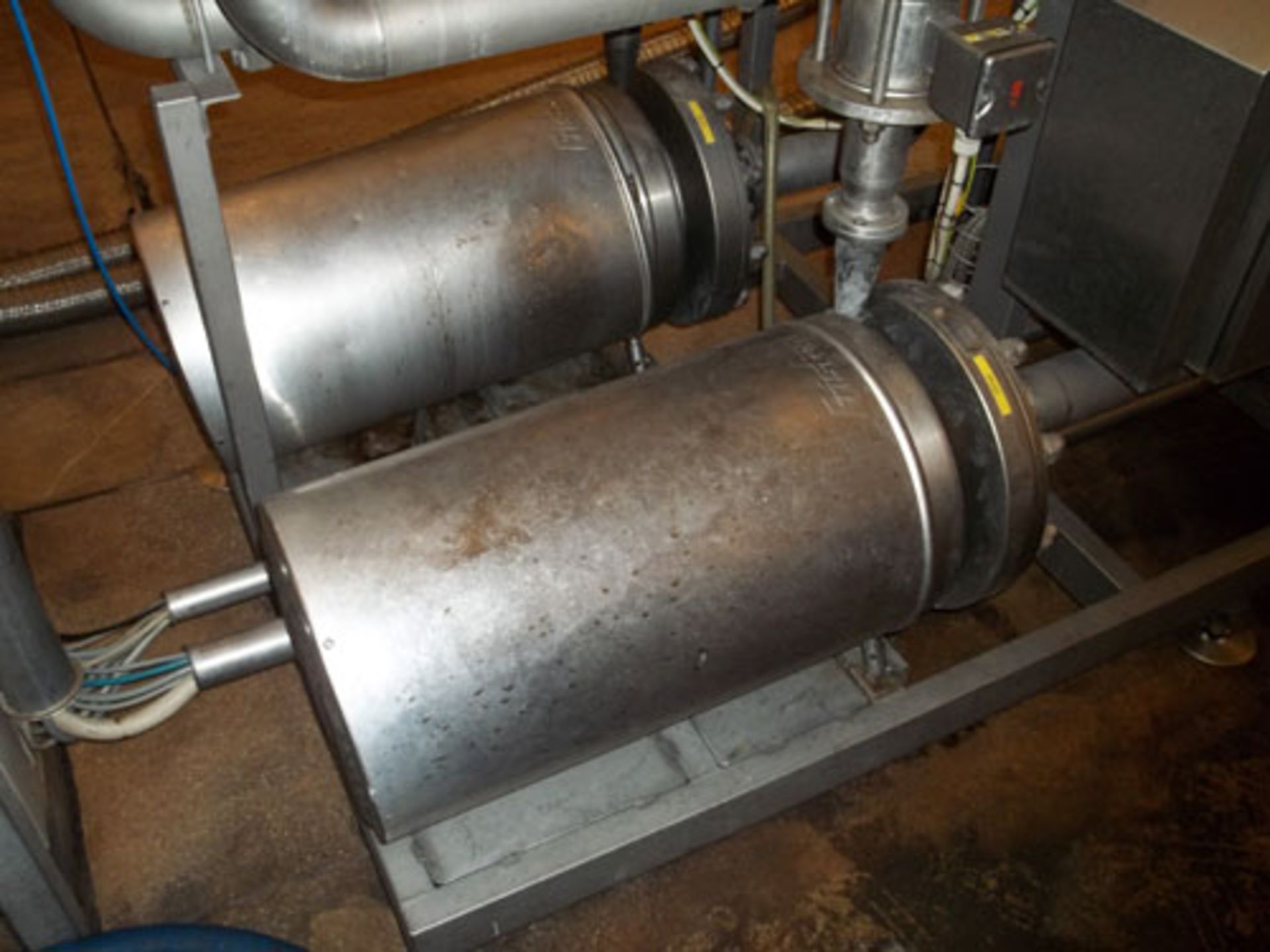 Transfer Station, Stainless Steel. Consisting of: (2) Fristam centrifugal pumps, transfer panel, - Image 5 of 7