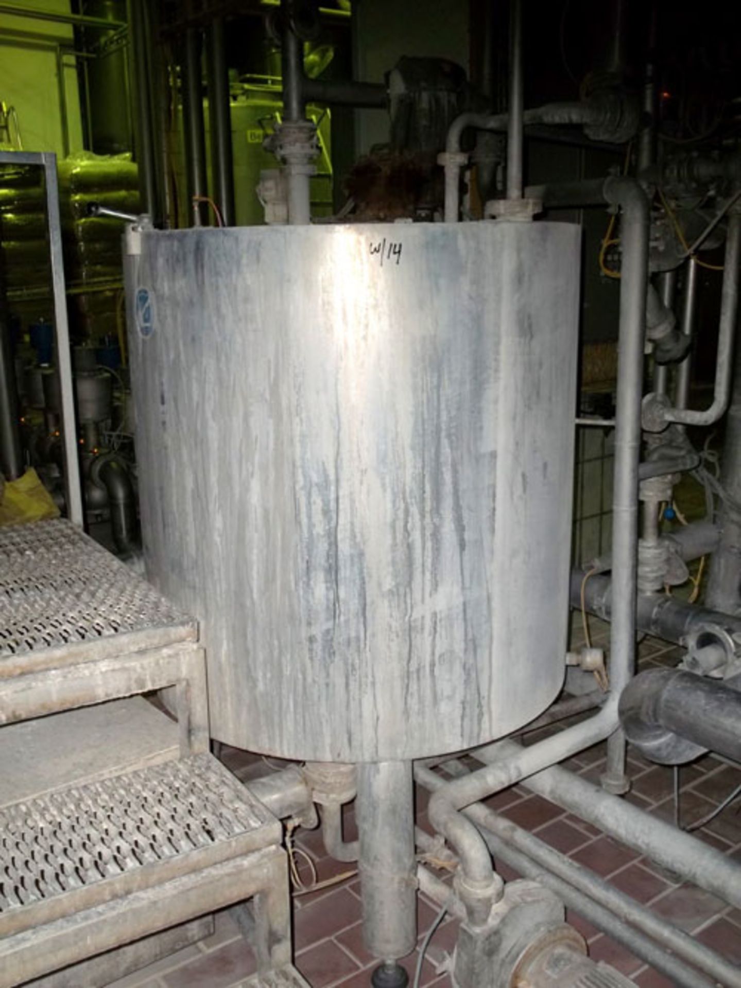 Schenk Kieselguhr Centrifugal Discharge Precoat Filter, Type ZHF-Z 1100, 321 Stainless Steel. - Image 8 of 10