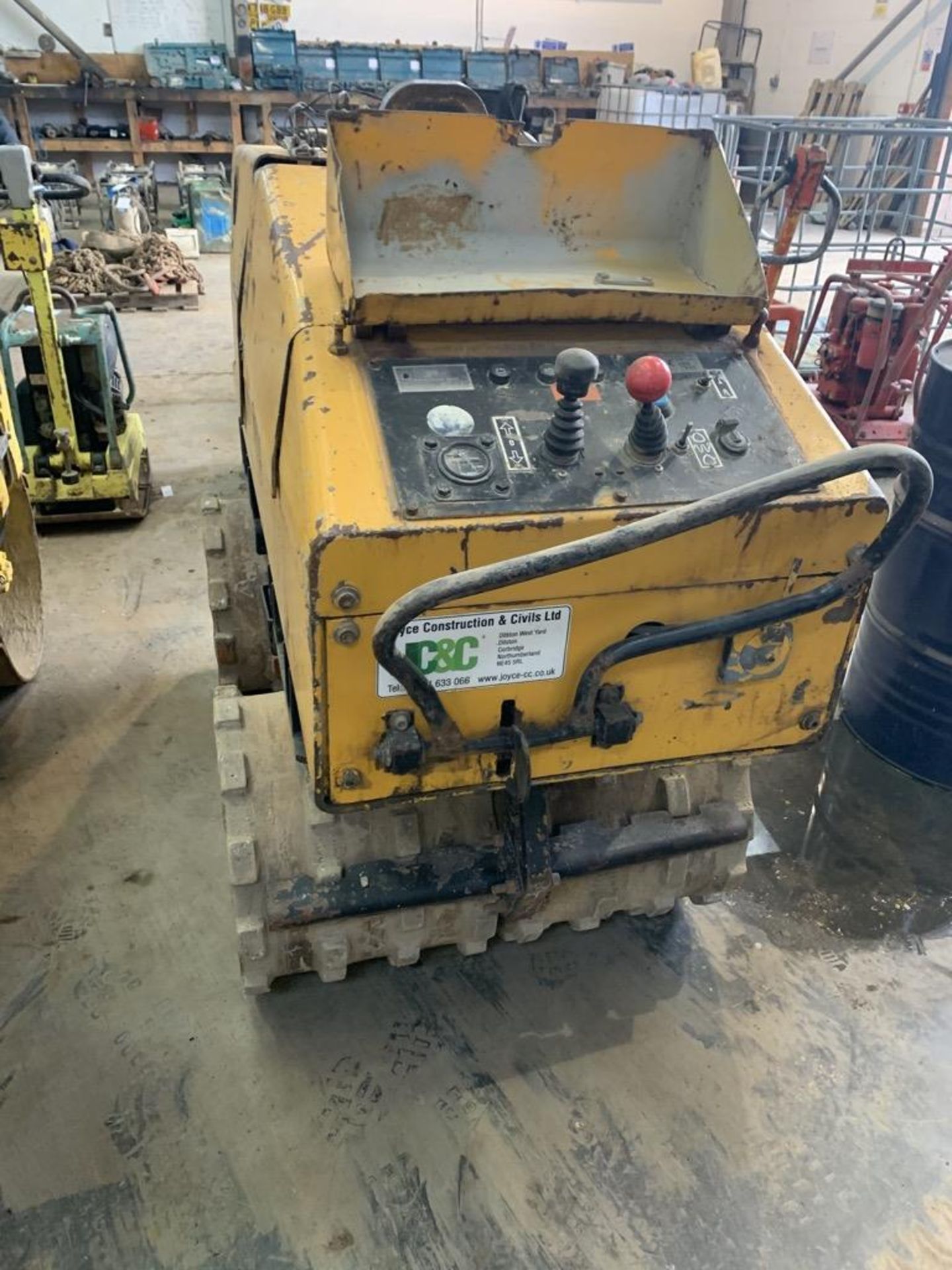 Vibromax, VM 1500 Vibratory Trench Roller with Radio Control Serial No. 325H1030 Date of - Image 2 of 3
