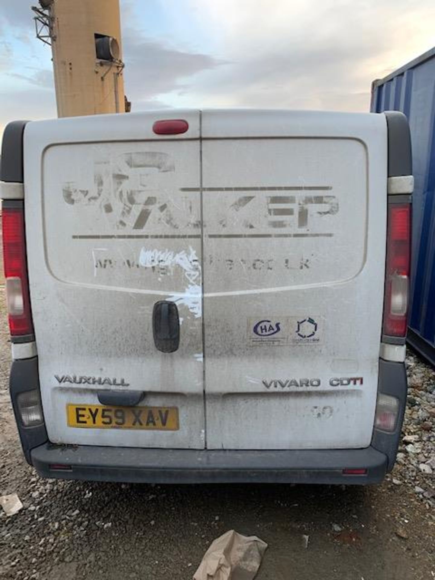 Vauxhall Vivaro 2.0CDTI [115PS] Van 2.9t panel vanRegistration EY59XAVfirst registered 22nd December - Image 3 of 9