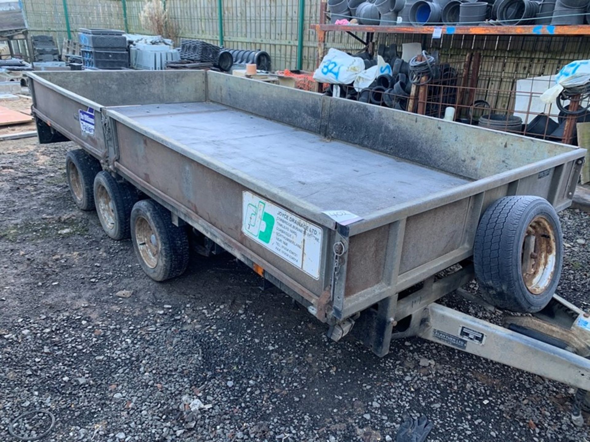 Ifor Williams type LM146G3 tri axle plant trailer, gross weight 3500Kg - Image 2 of 6