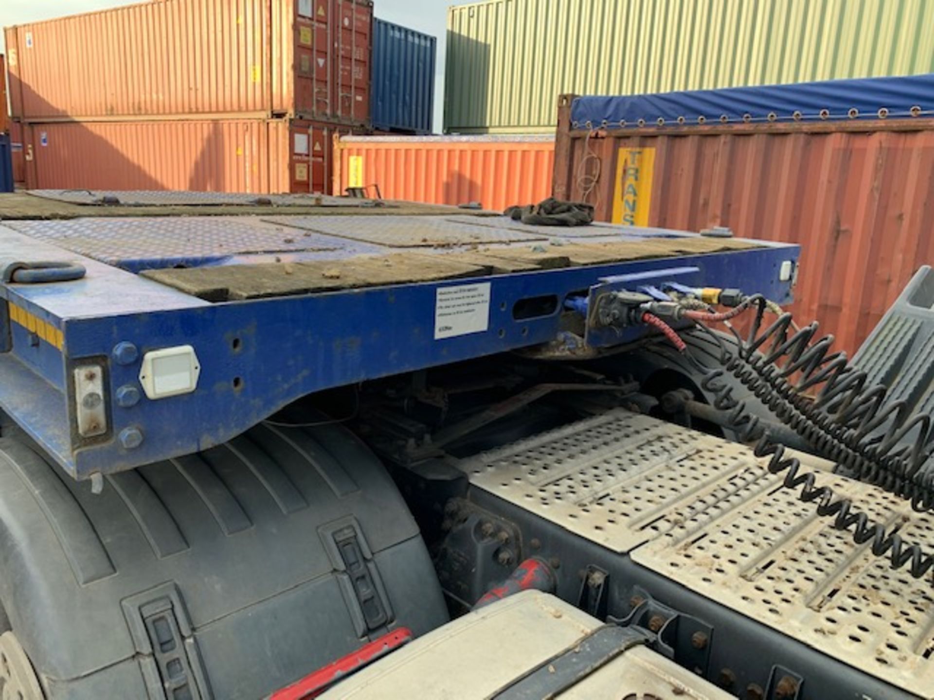 Faymonville Tri axle semi low loader, STN-3AU, hydraulic extension, VIN: YA9TL310051113915, YOM: - Image 2 of 12