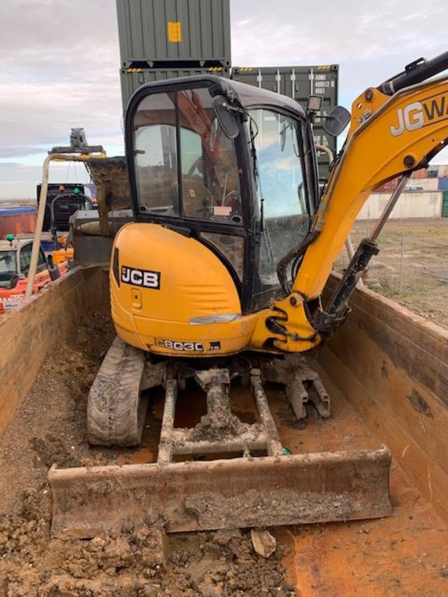 JCB 3 tonne tracked excavatorSerial No. JCB08030E02021469 (2012)TBC recorded hourspiped for