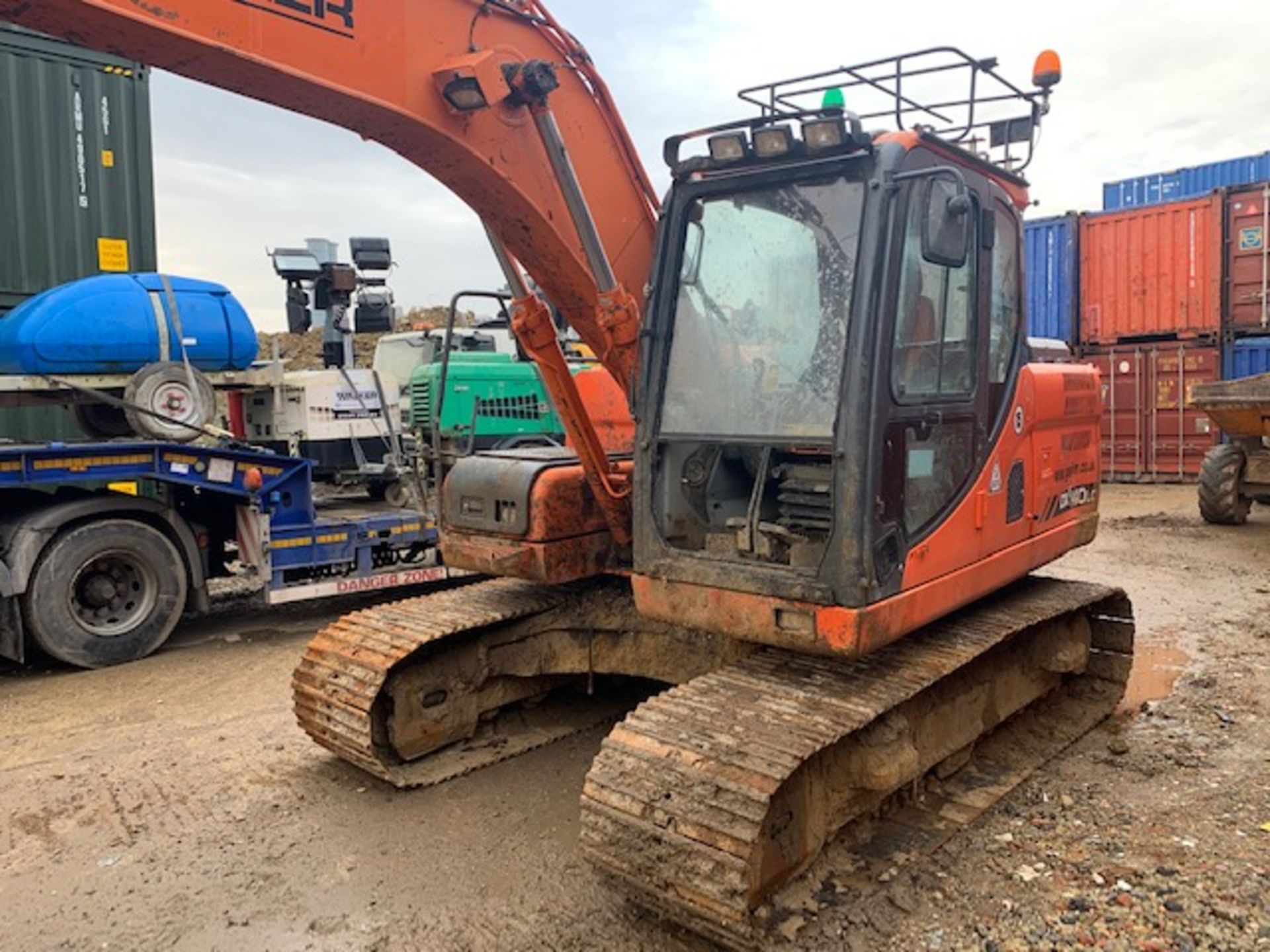 Doosan DX 140-LC 14 tonne tracked excavatorSerial No DWBCEBBJAD0050024 (2014)TBC recorded hourspiped - Image 4 of 9