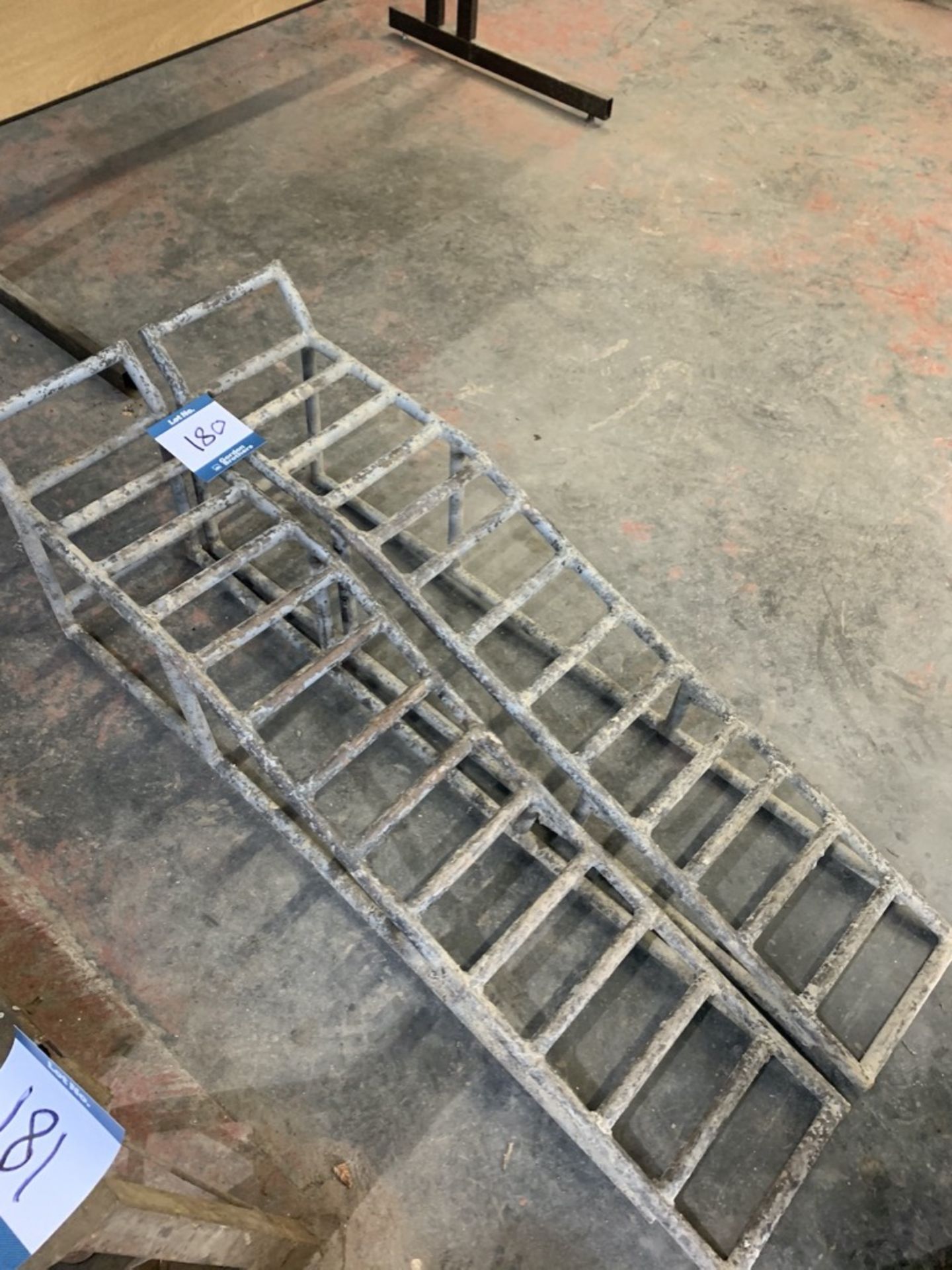 2 Steel car ramps