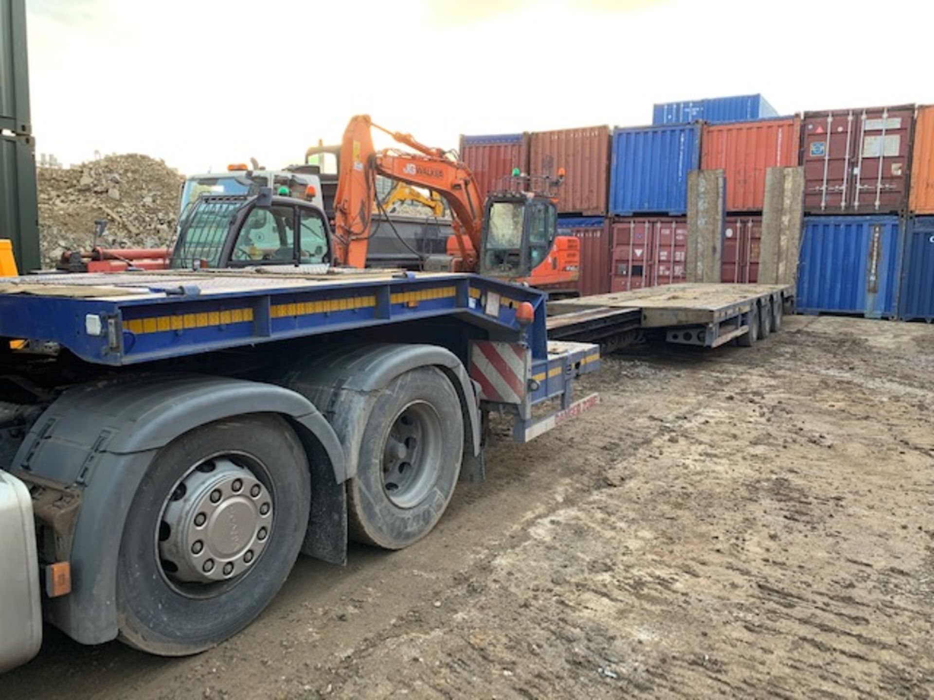 Faymonville Tri axle semi low loader, STN-3AU, hydraulic extension, VIN: YA9TL310051113915, YOM: - Image 10 of 12