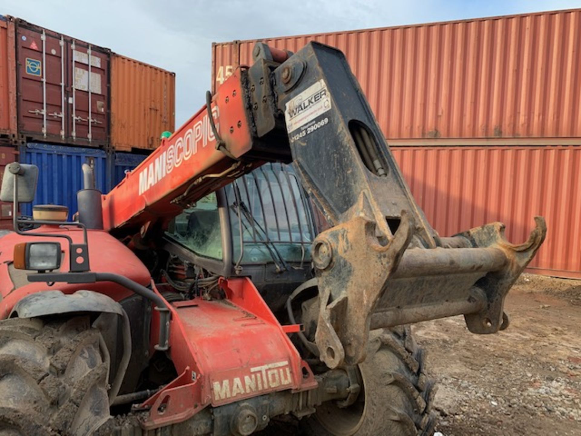 Manitou telehandler, MT 932 series BE-2, TBC hours, S/N: 215641, YOM: 2005, Perkins 4 cyl diesel - Image 9 of 9