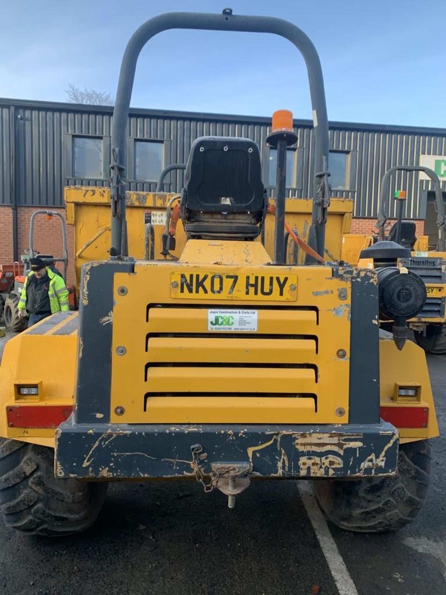 Barford, 10 Ton Dump Truck Registration No. NK07 HUY First Registered: 13/06/2007 4,500 Recorded - Image 4 of 4