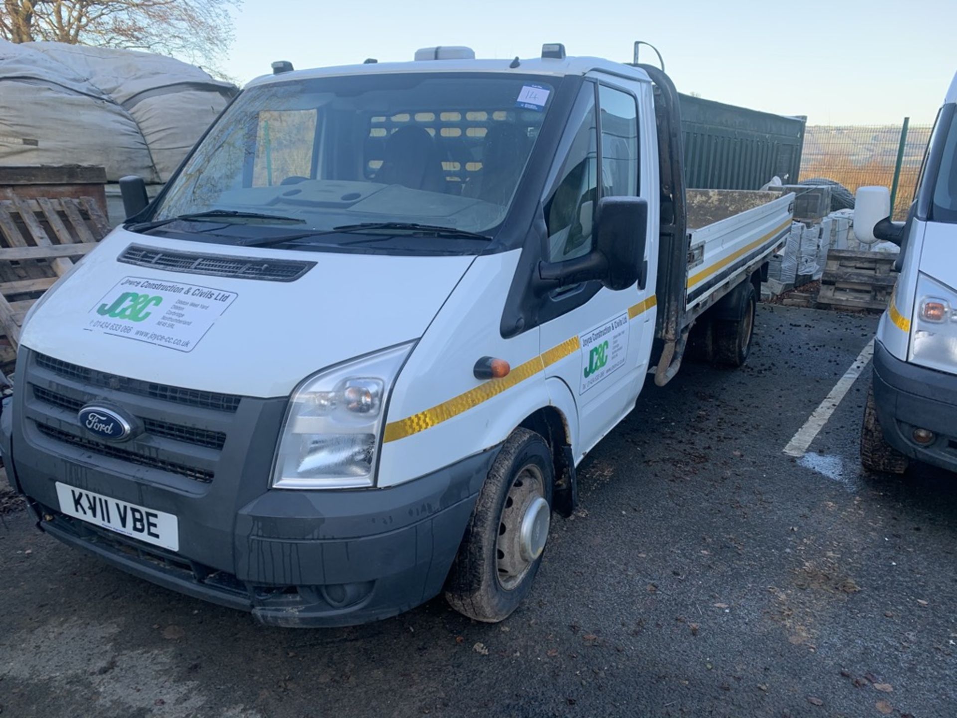 Ford, Transit 115 T350L Aluminium Bodied Extended Pick-Up Registration No. KV11 VBE First - Image 2 of 6