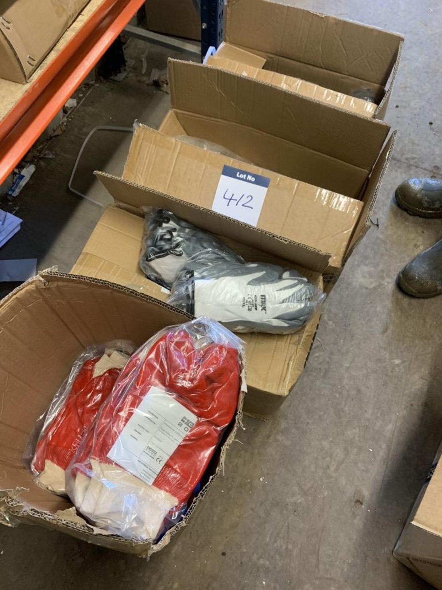 4 part boxes of safety gloves
