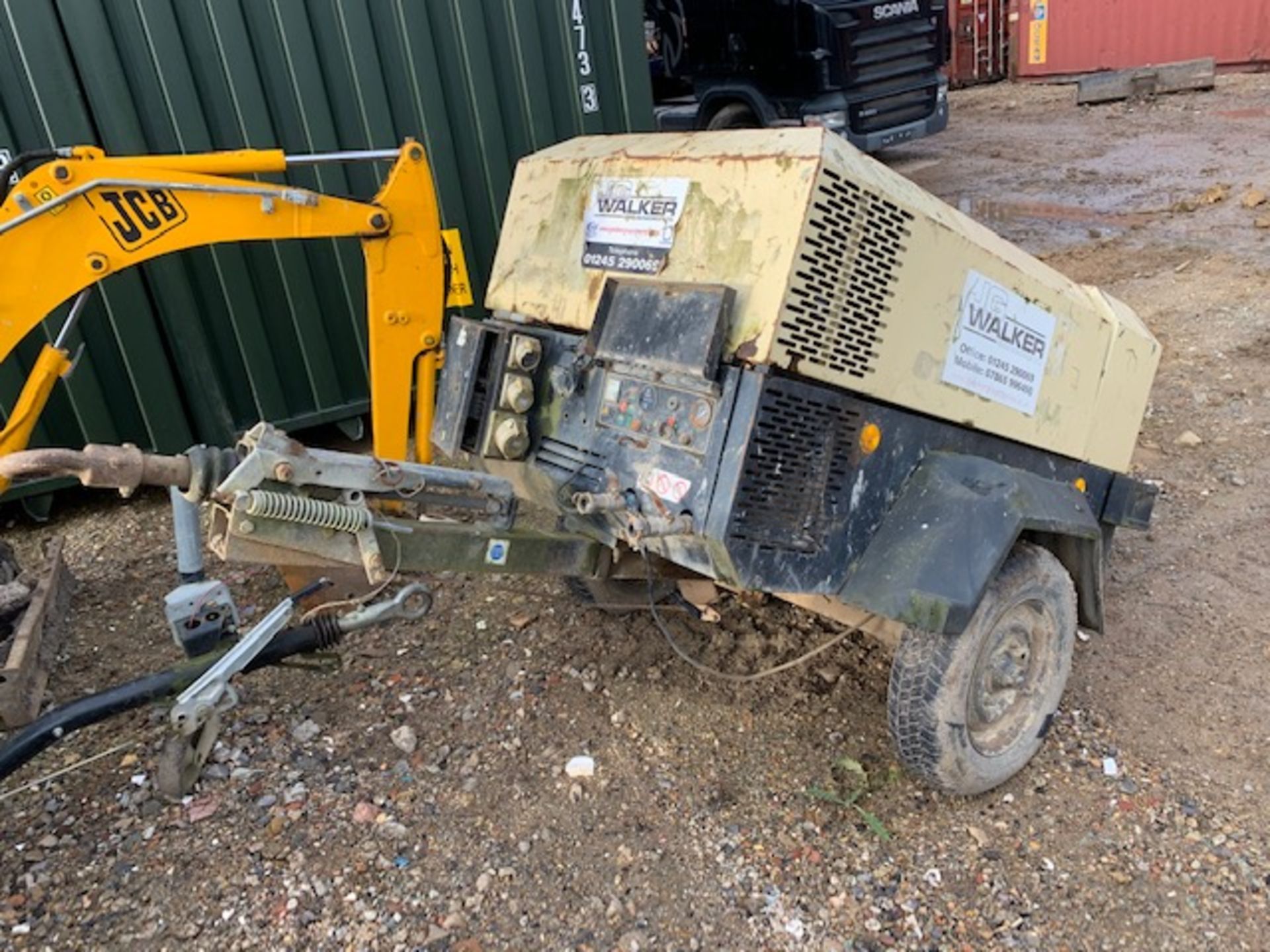 Ingersoll Rand 7/31 31RL4N tow along diesel air compressor - Image 6 of 6