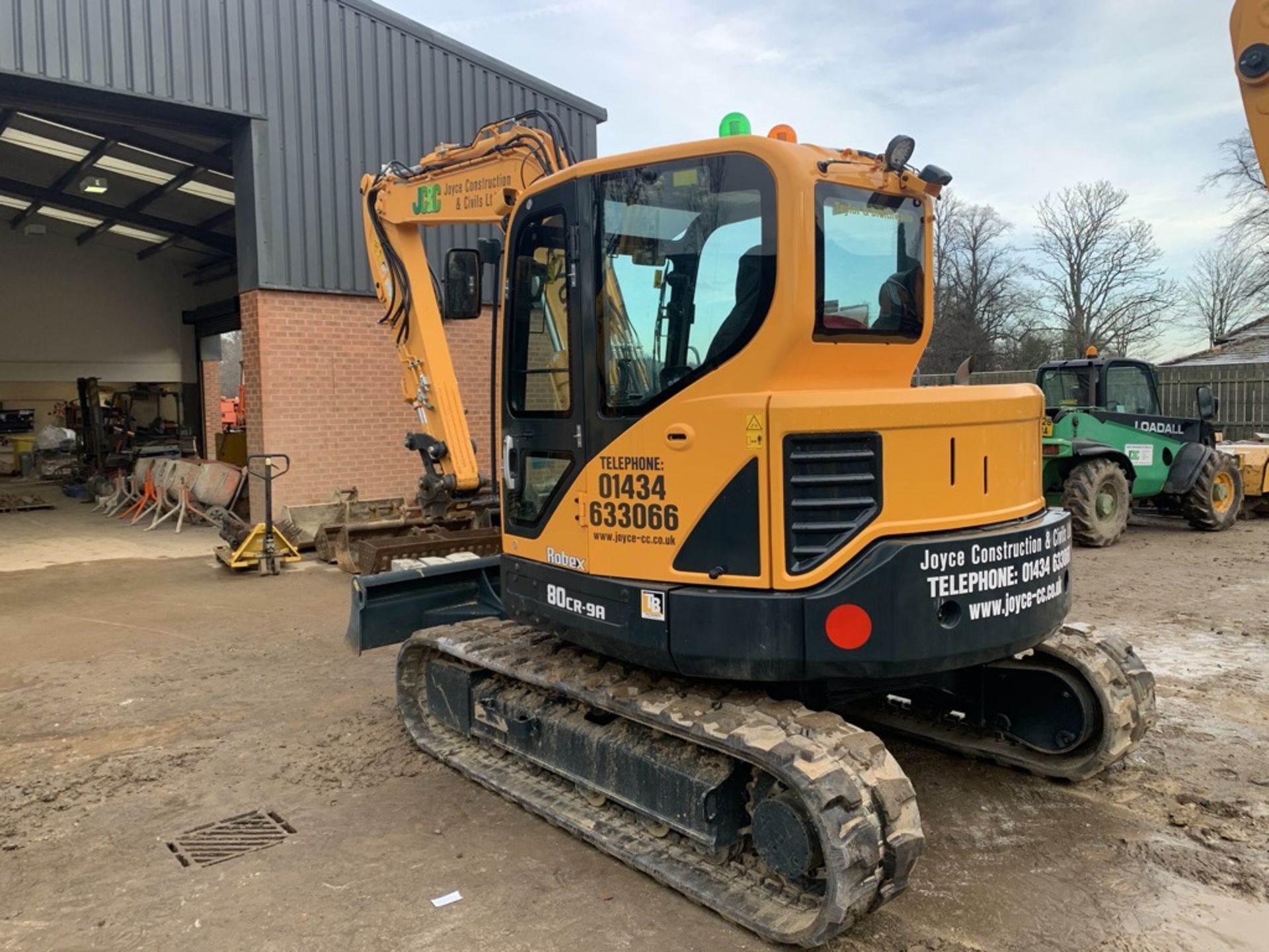 Hyundai, 80CR-9A 8.5 Ton Tracked Excavator Serial No. 92 Date of Manufacture: 2019 Piped, fitted - Image 3 of 4