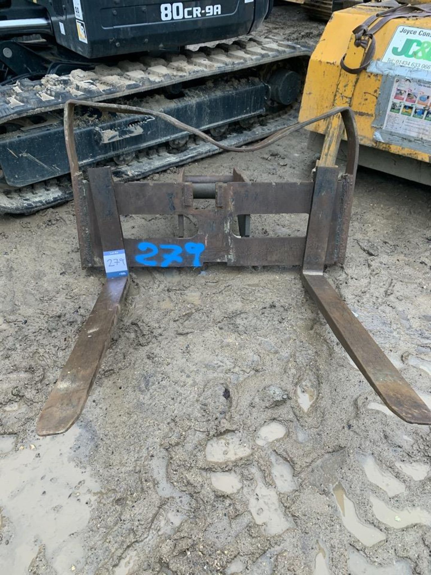 80mm pin, Excavator Pallet Forks