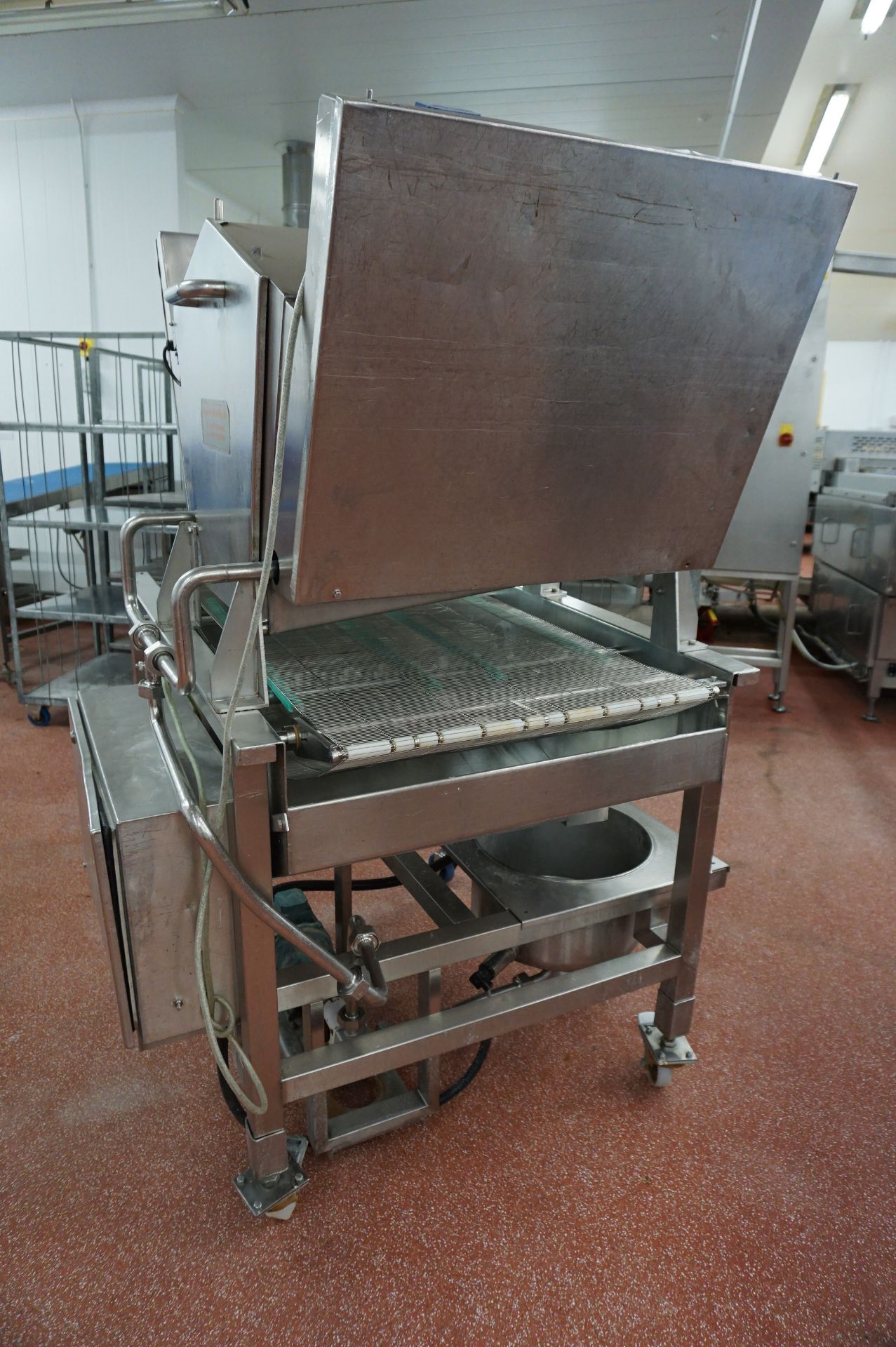 Spray-on-Technology, mobile glazing machine with through feed mesh conveyor, width: 650mm with - Image 5 of 7