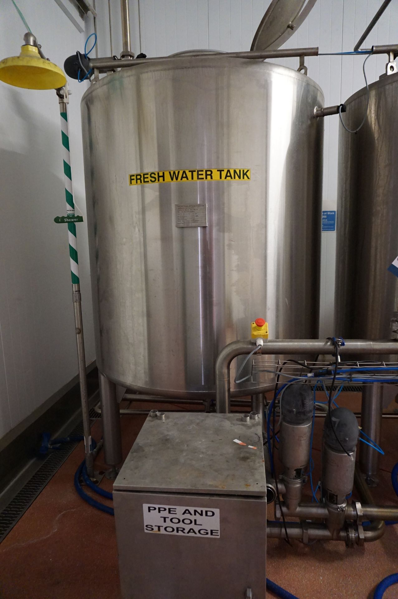 CIP System Comprising: Tetra-Pak fresh water tank, Serial No. DFB-5254-FWT (2008); Tetra-Pak reclaim - Image 7 of 14