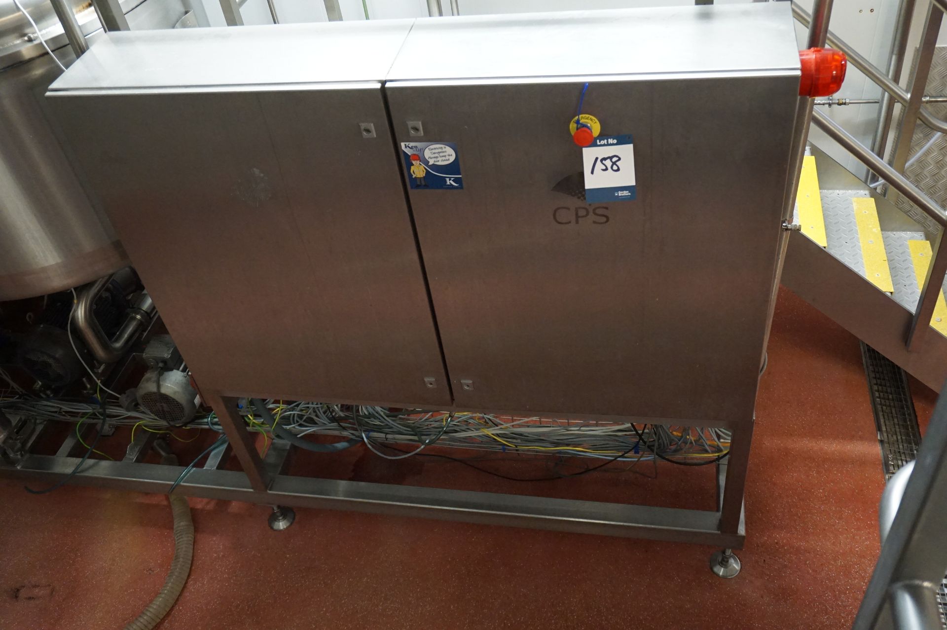 CPS Cooking Station comprising: 500L jacketed pressurised cooking vat, Serial No. DFB-4474 (2005) - Image 3 of 9