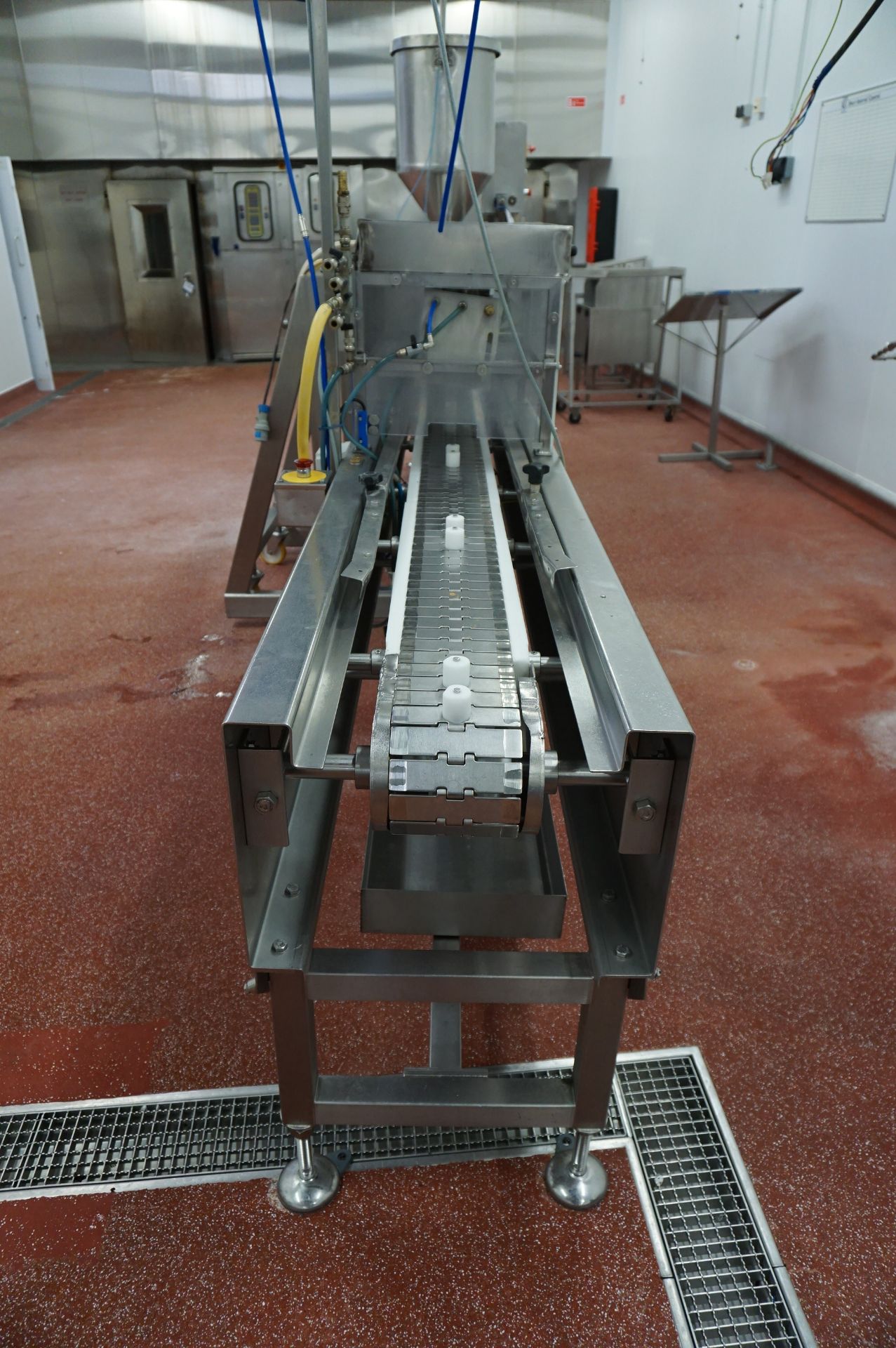 Apple, sponge line comprising: through feed conveyor, width: 50mm; hopper infeed and M2000 depositor - Image 4 of 12
