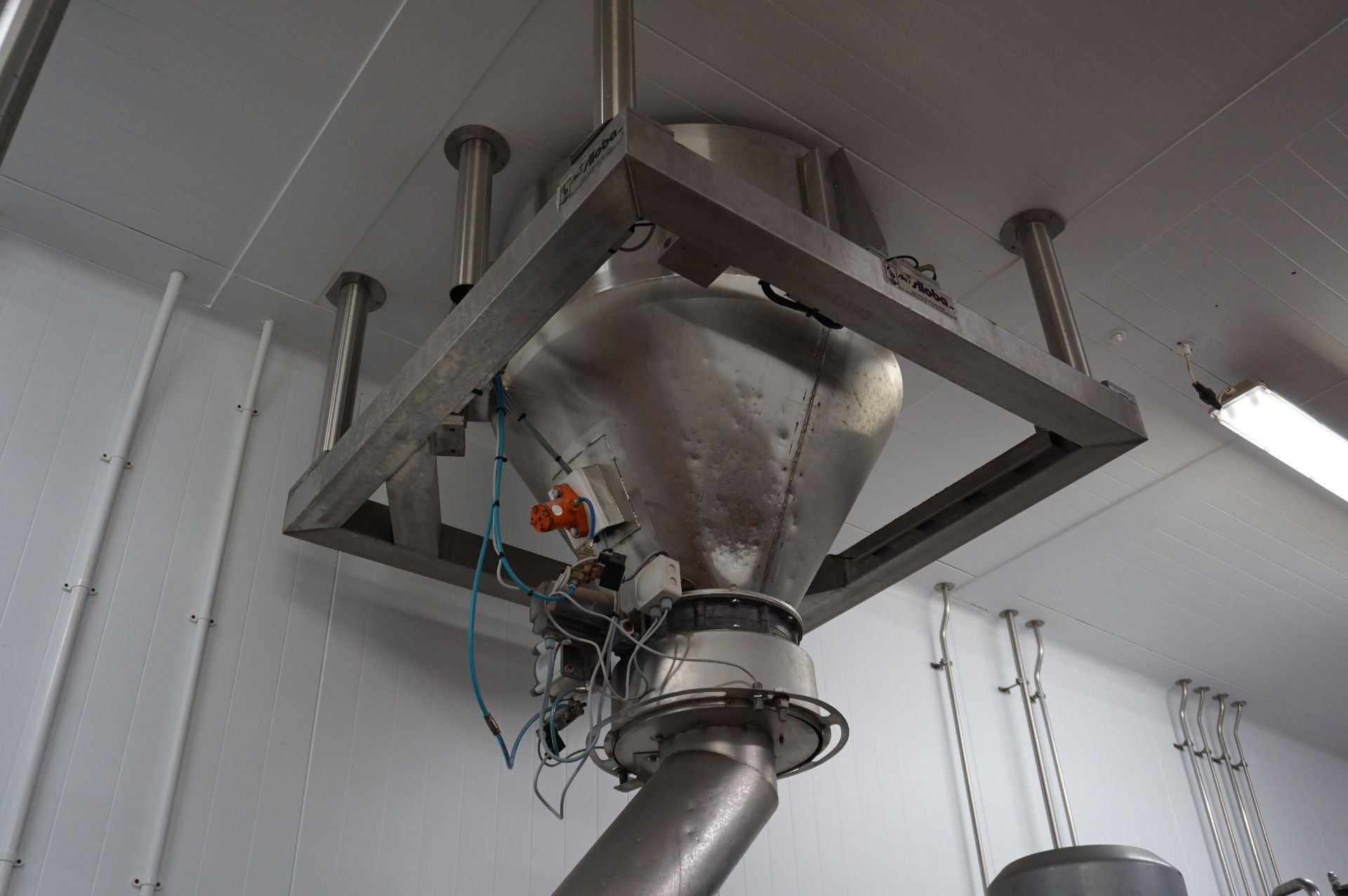 Siloba, internal silo infeed hopper with Siemens Simatic Panel controls - Image 2 of 5