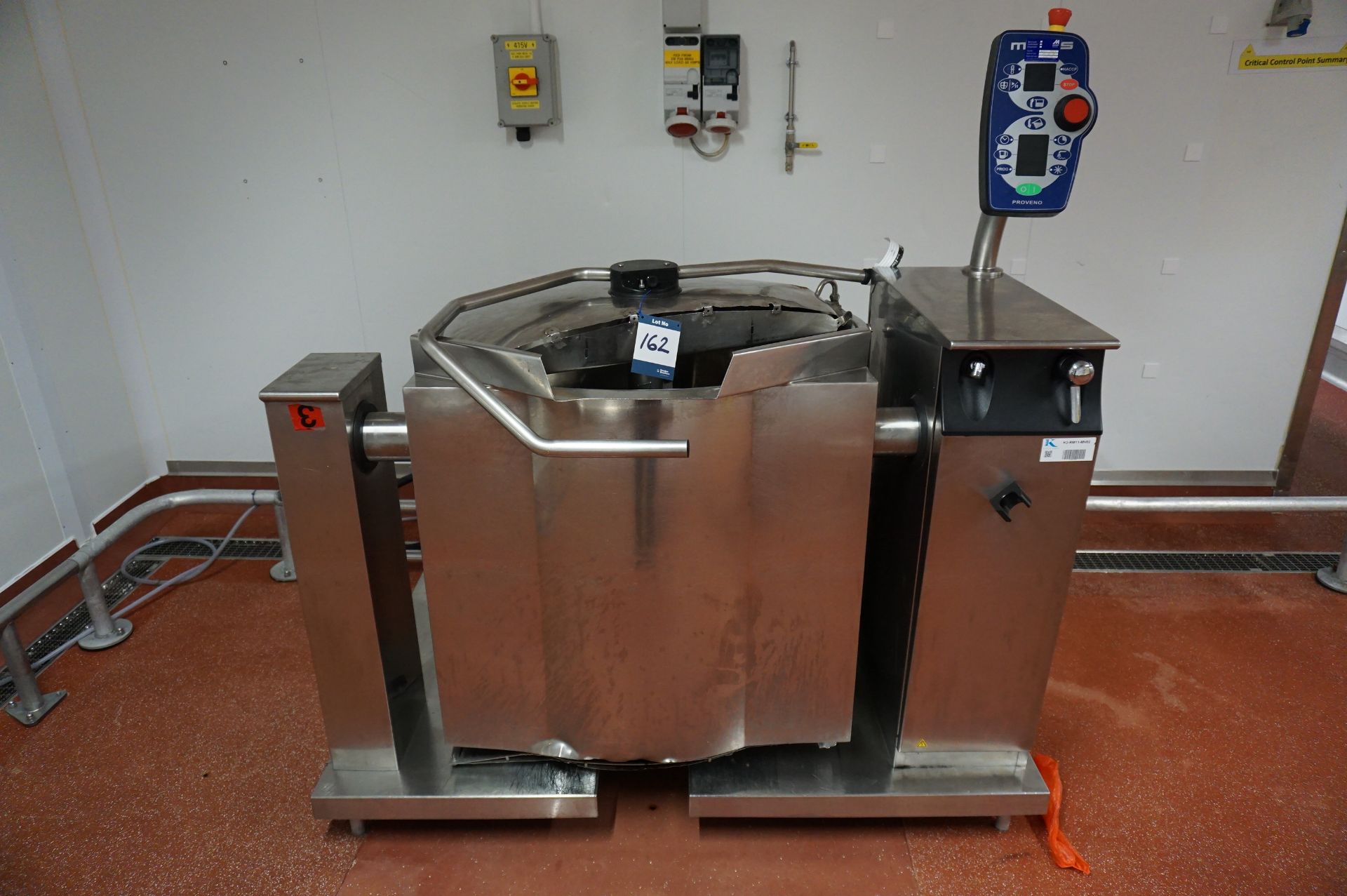 Metos, Model: Proveno 2G 300EM, 300L cook and cool vat, Serial No. 10911412050010 (2014) (May be