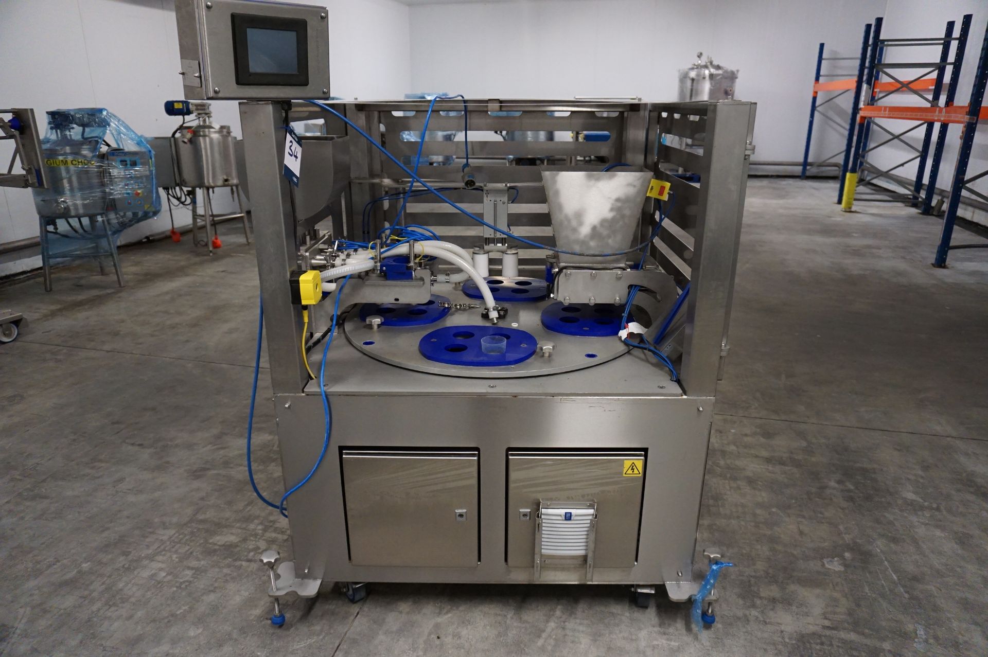 Edenweigh, Model: ED1-4 Servo, rotary pot deposit unit with touch screen controls; 2 x hopper