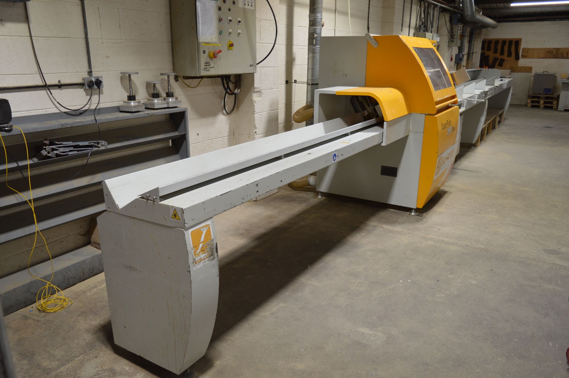 Salvador, Super Push 200 automatic up-stroking cross cutting saw, Serial No. A511 (2014) with CNC - Image 4 of 11